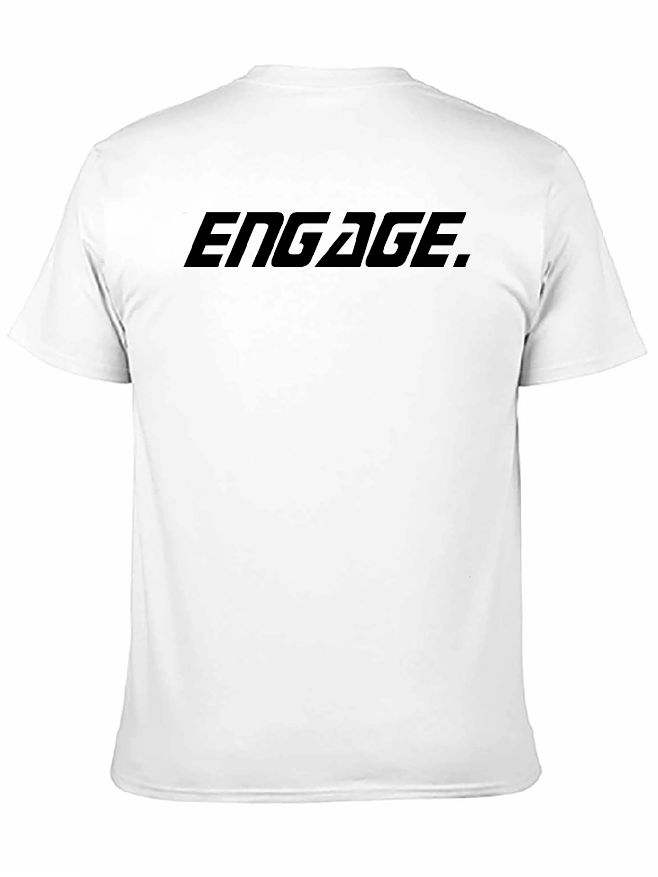 Black Engage T-Shirt - Bold Statement Tee view 11