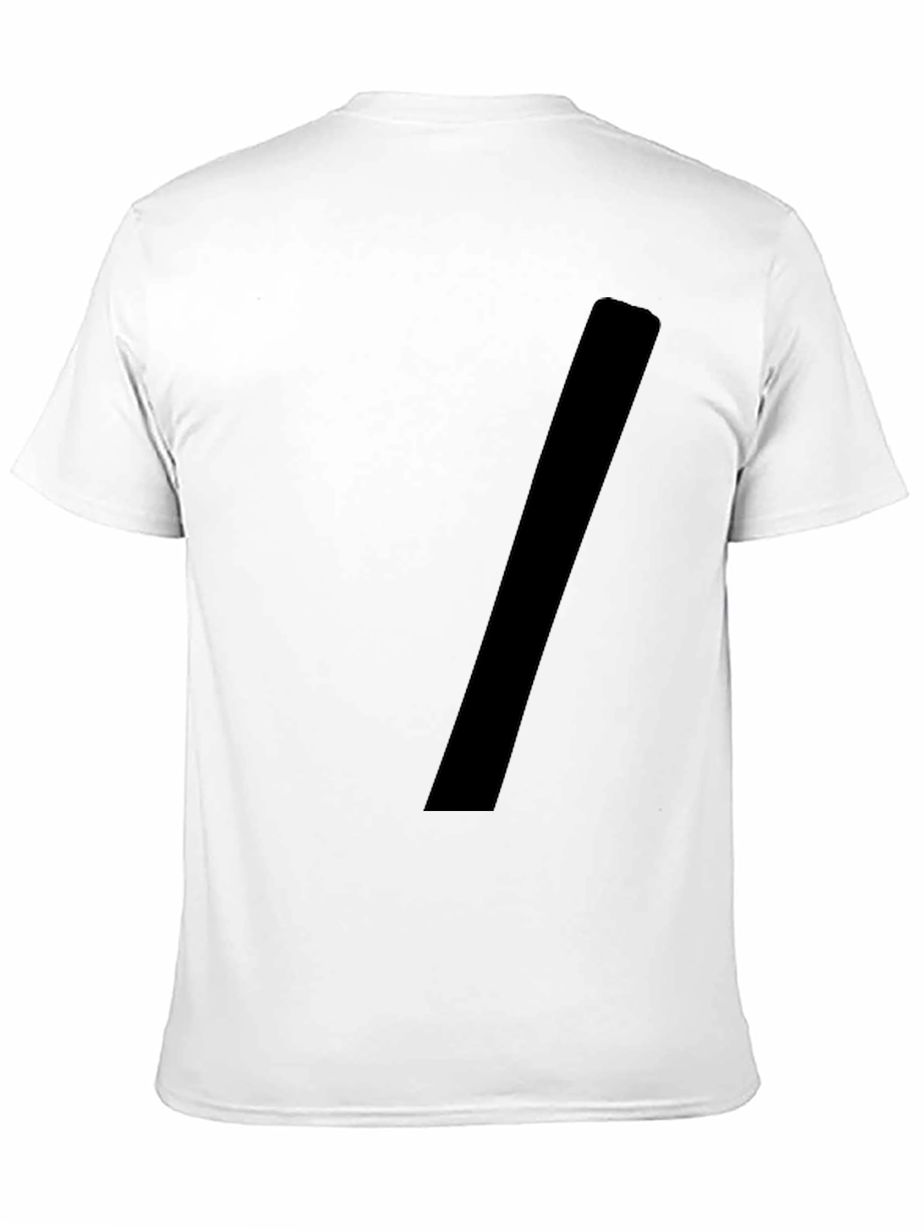 Black Bold Minimalist Black T-Shirt view 11