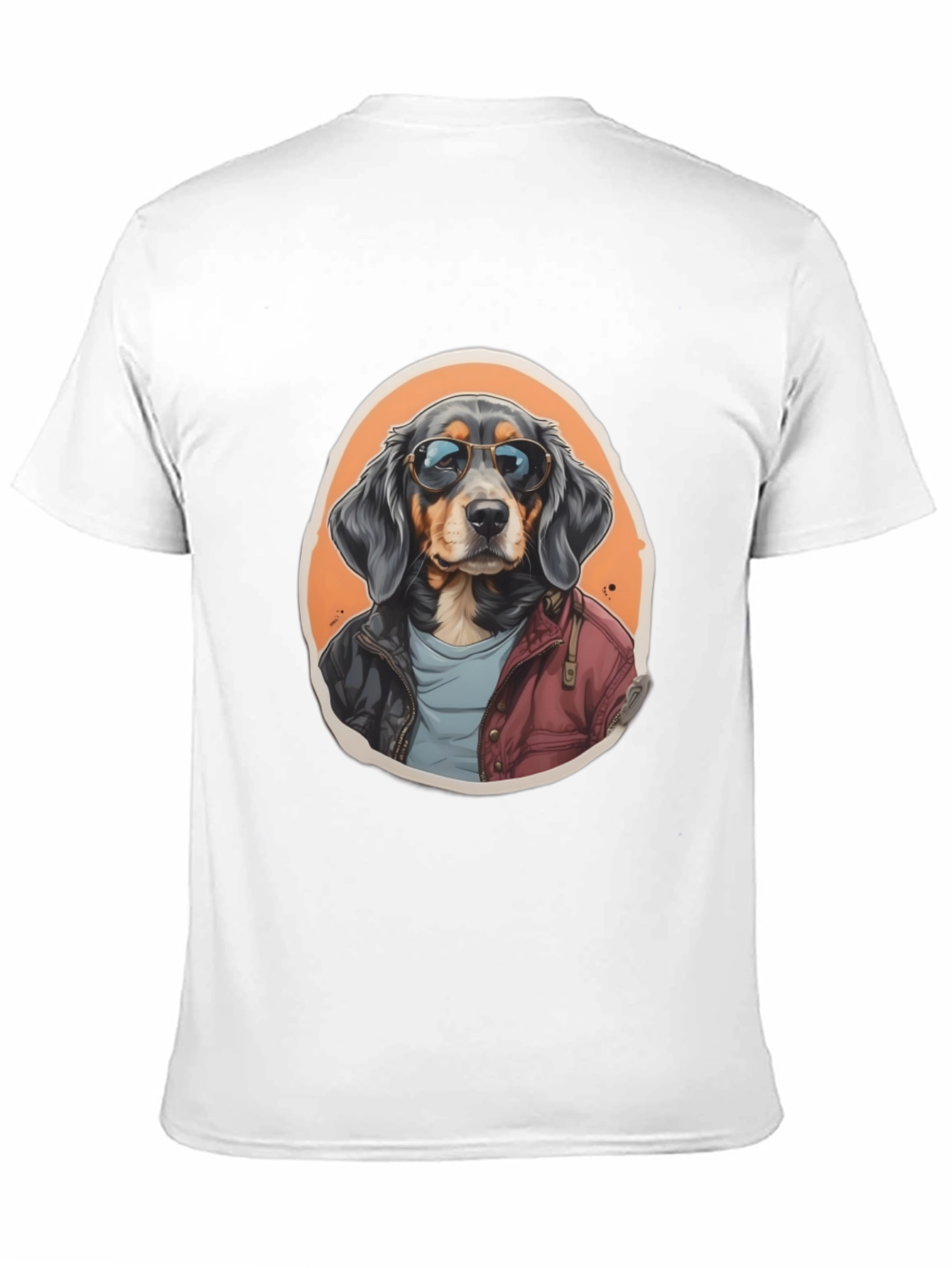 Black Cool Dog Graphic Tee - Black view 11