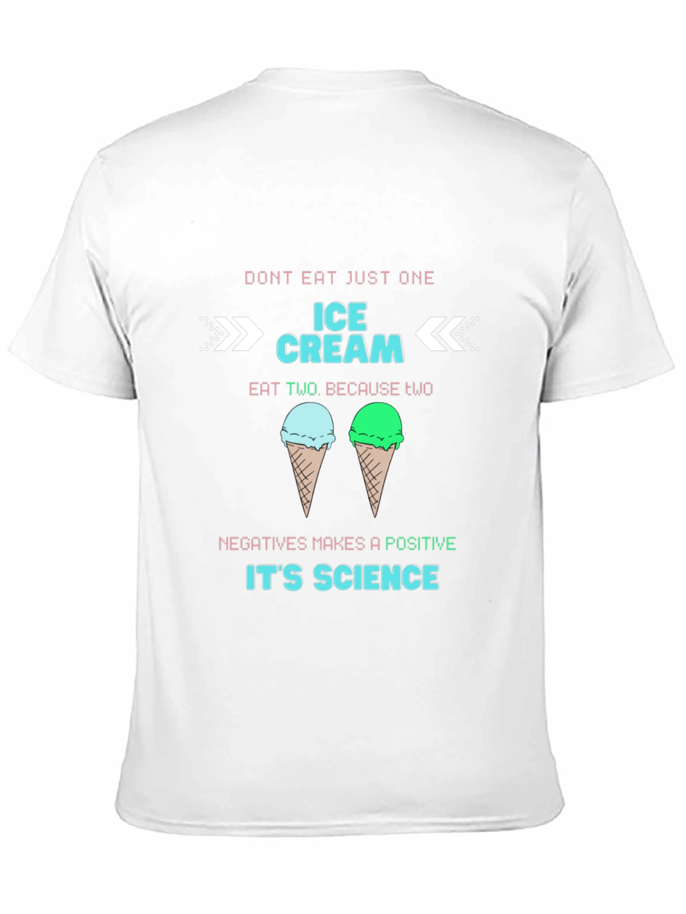 Black Ice Cream Science T-Shirt view 11