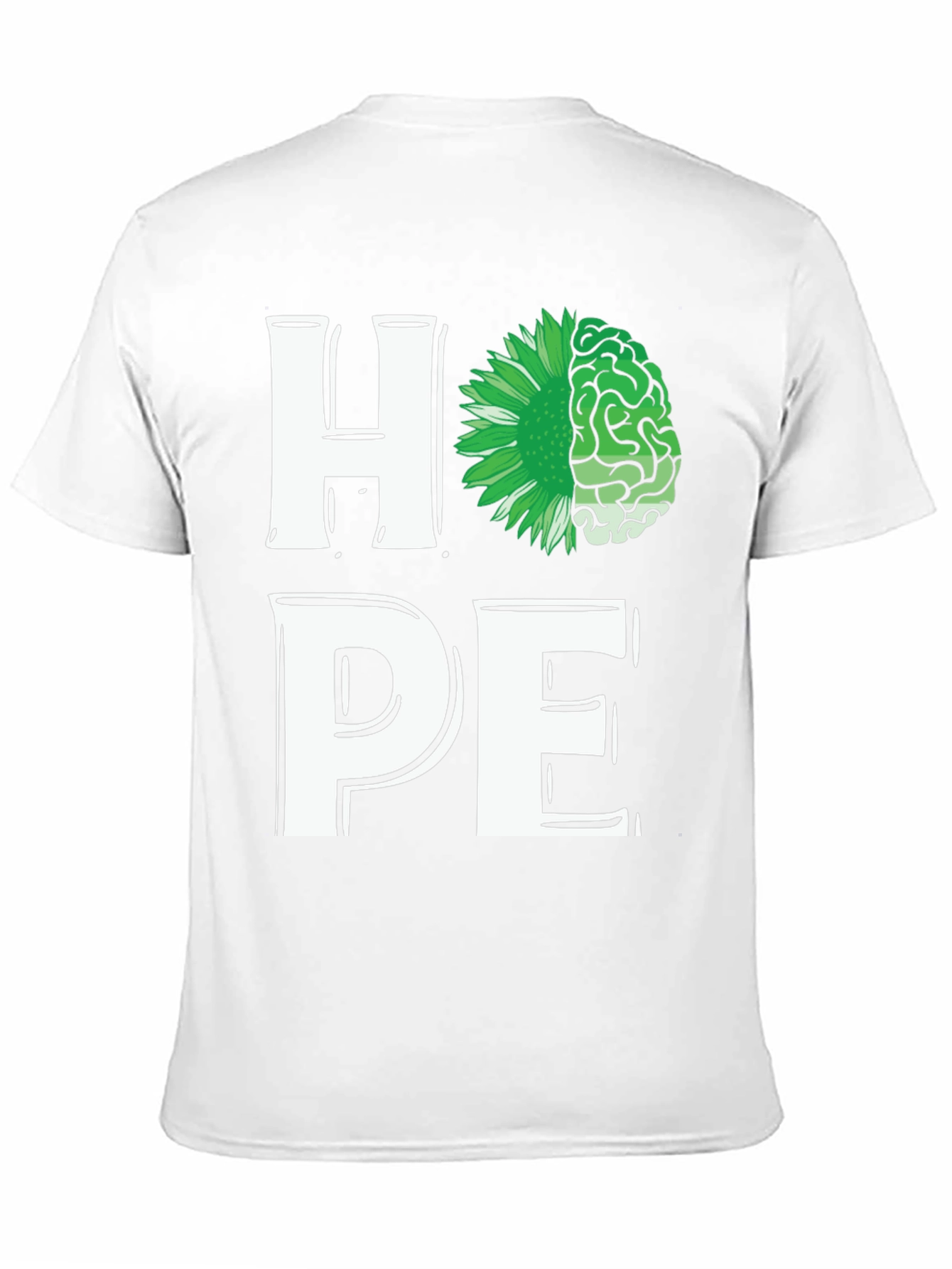 Black Hope Mental Health Awareness T-Shirt view 11