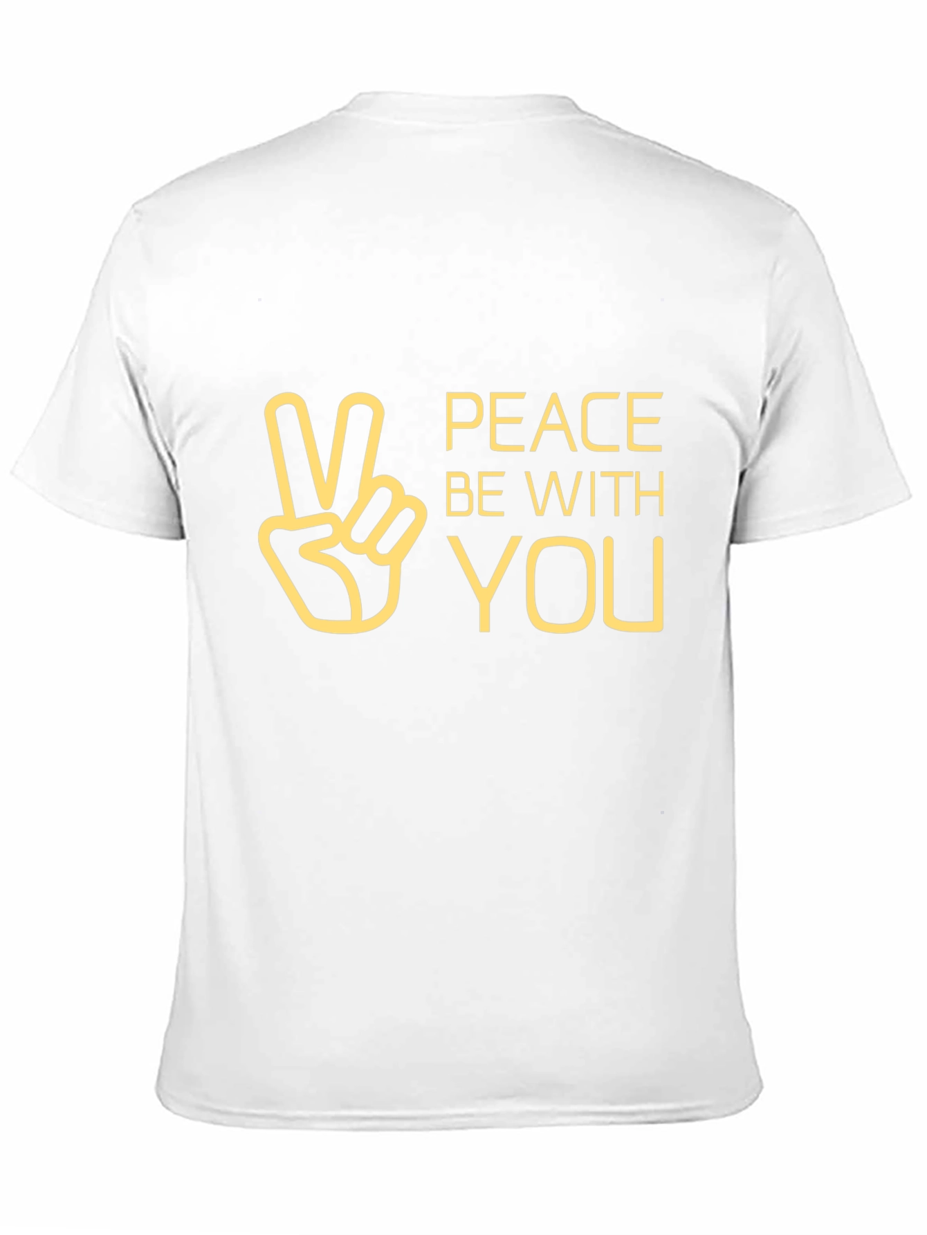Black Peace Be With You Graphic Tee - Black view 11