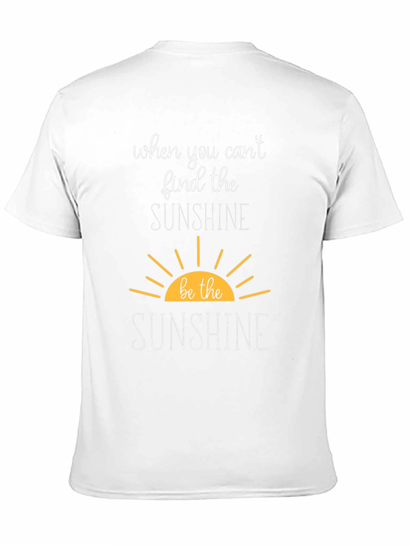 Black Be The Sunshine Graphic Tee - Inspirational T-Shirt view 11