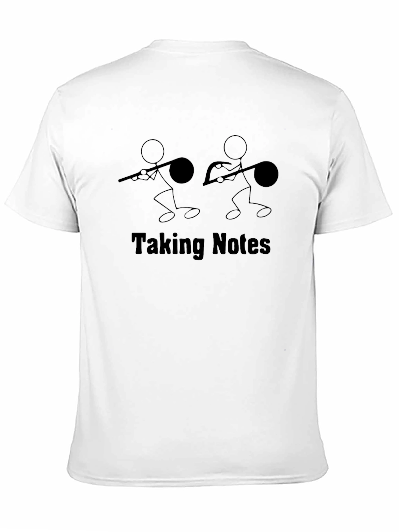 Black Taking Notes Graphic Tee view 11