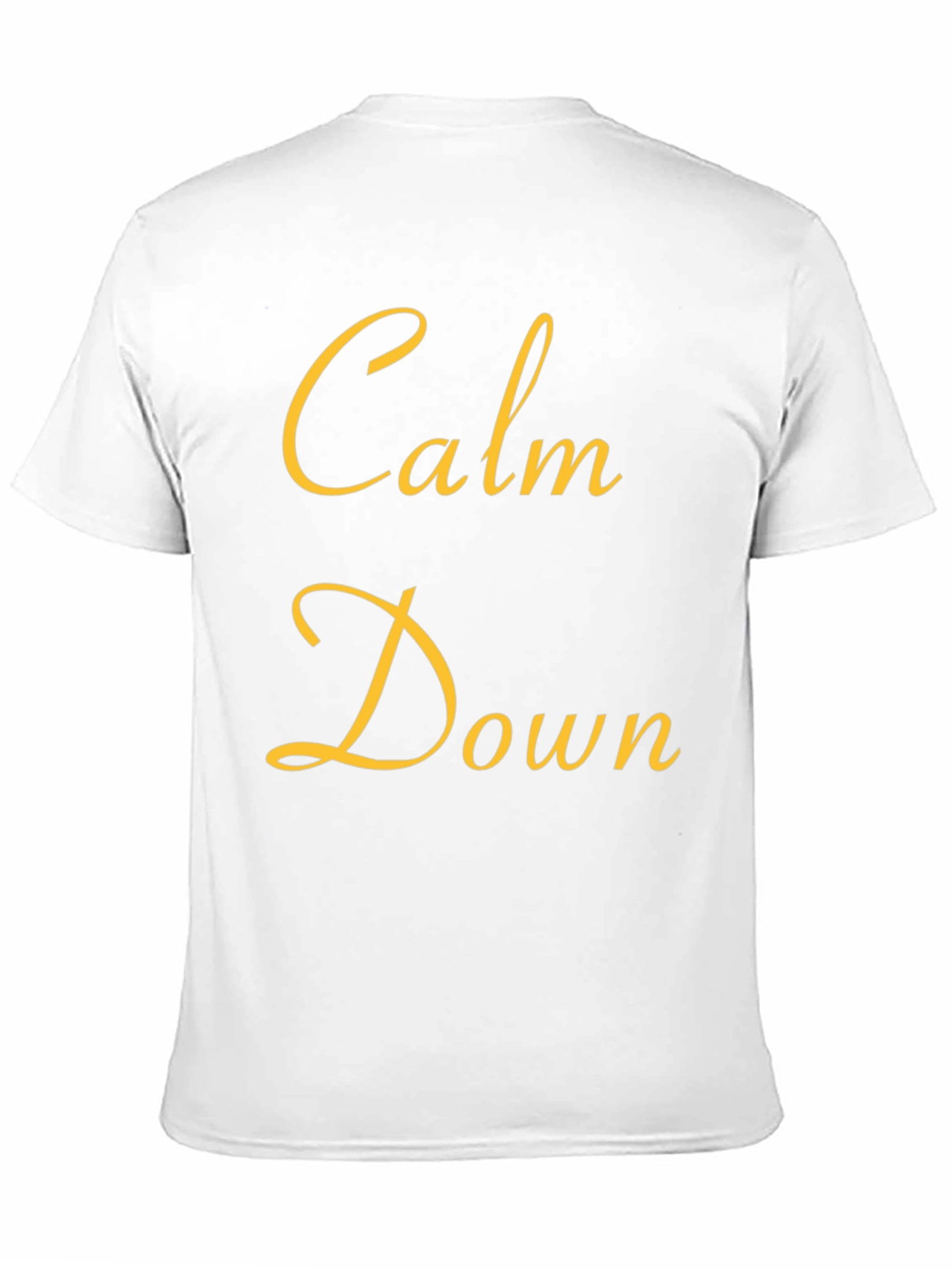 Black Calm Down Graphic Tee - Relaxed Fit Black T-Shirt view 11