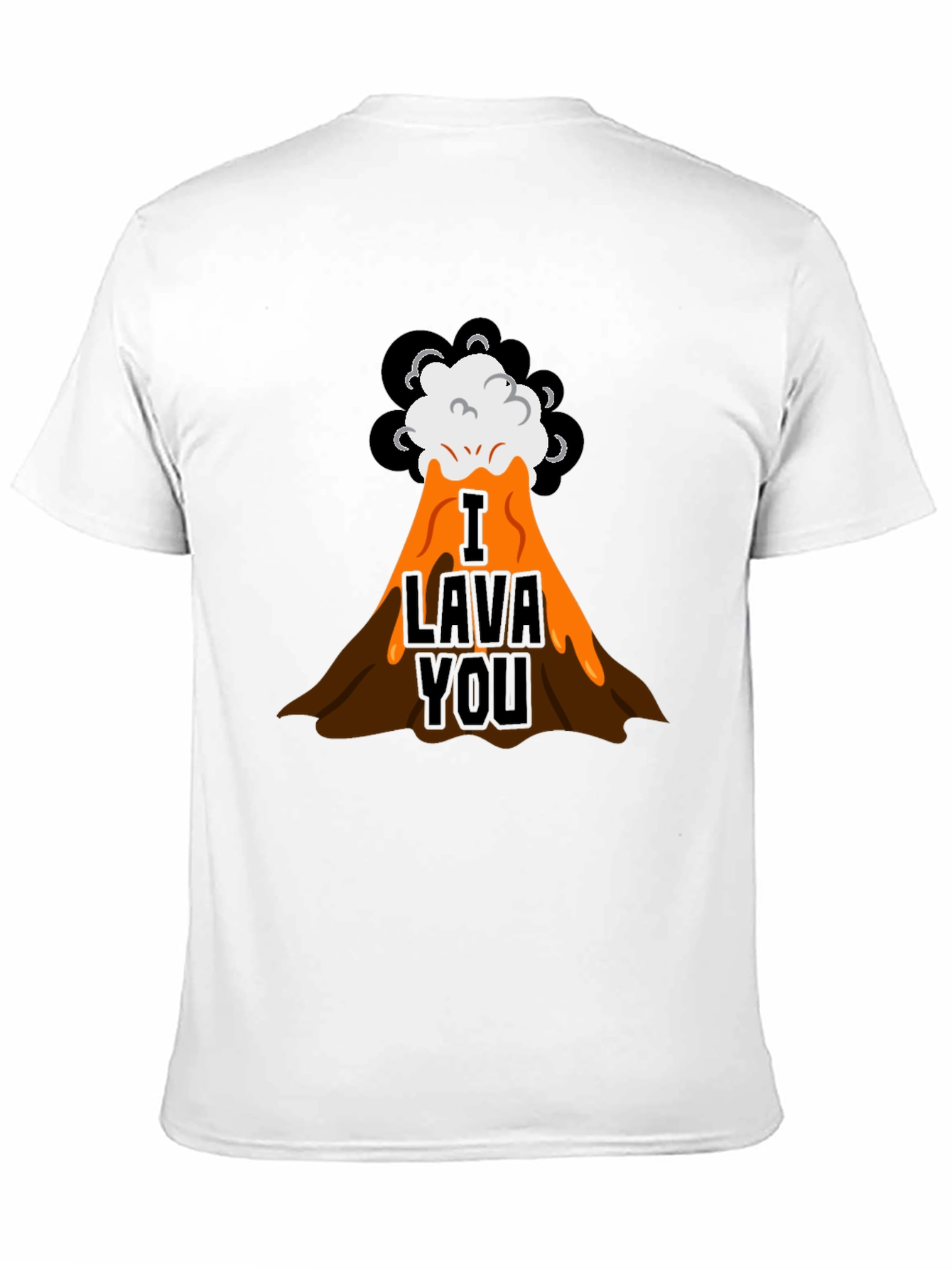 Black I Lava You Graphic Tee - Trendy Volcano Design view 11