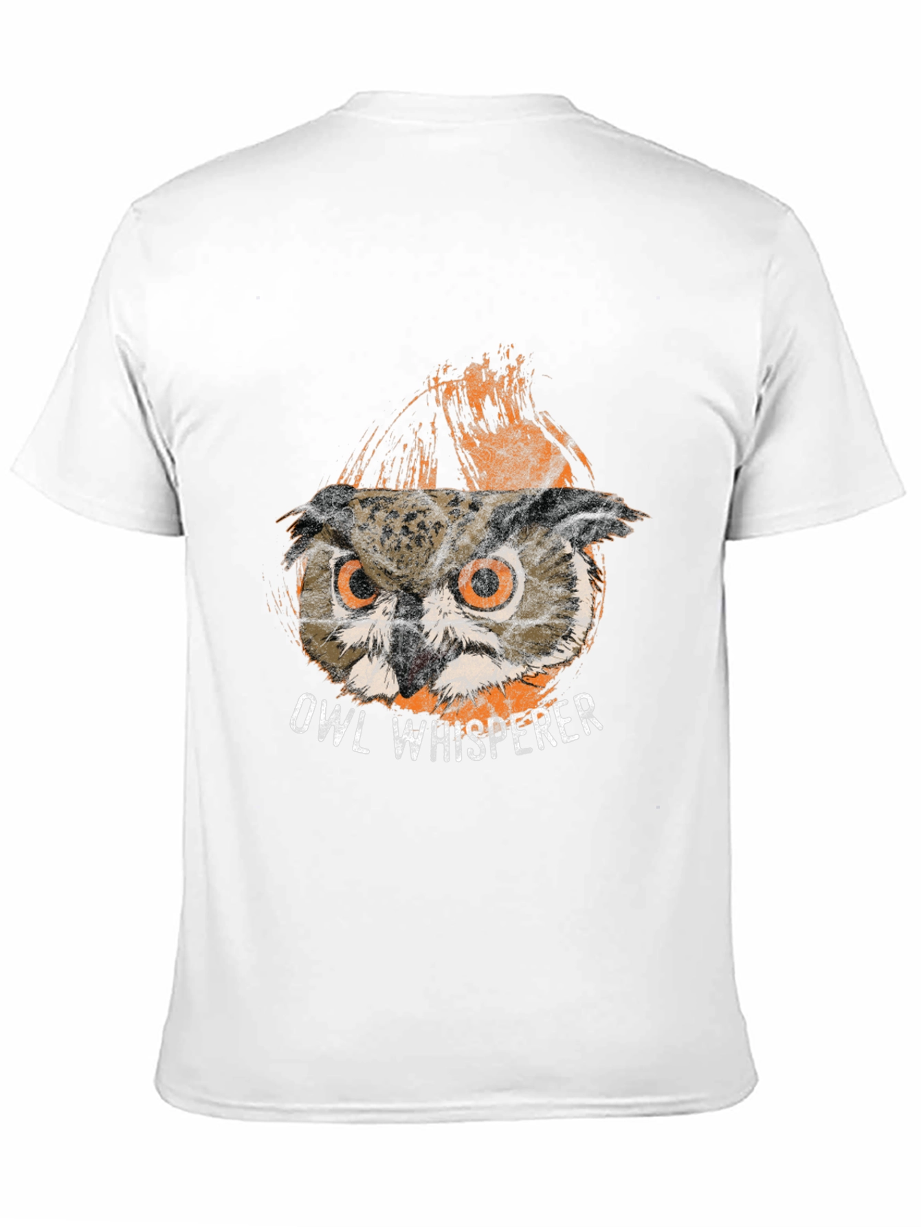 Black Owl Whisperer Graphic T-Shirt - Men's Black Tee view 11