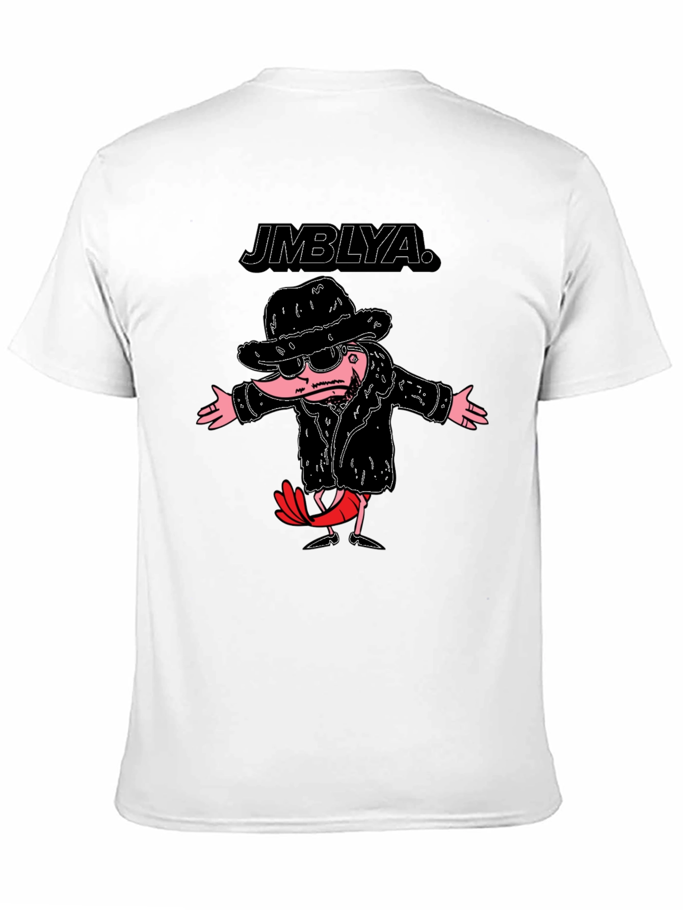Black JMBLYA Graphic T-Shirt - Quirky Cartoon Tee view 11