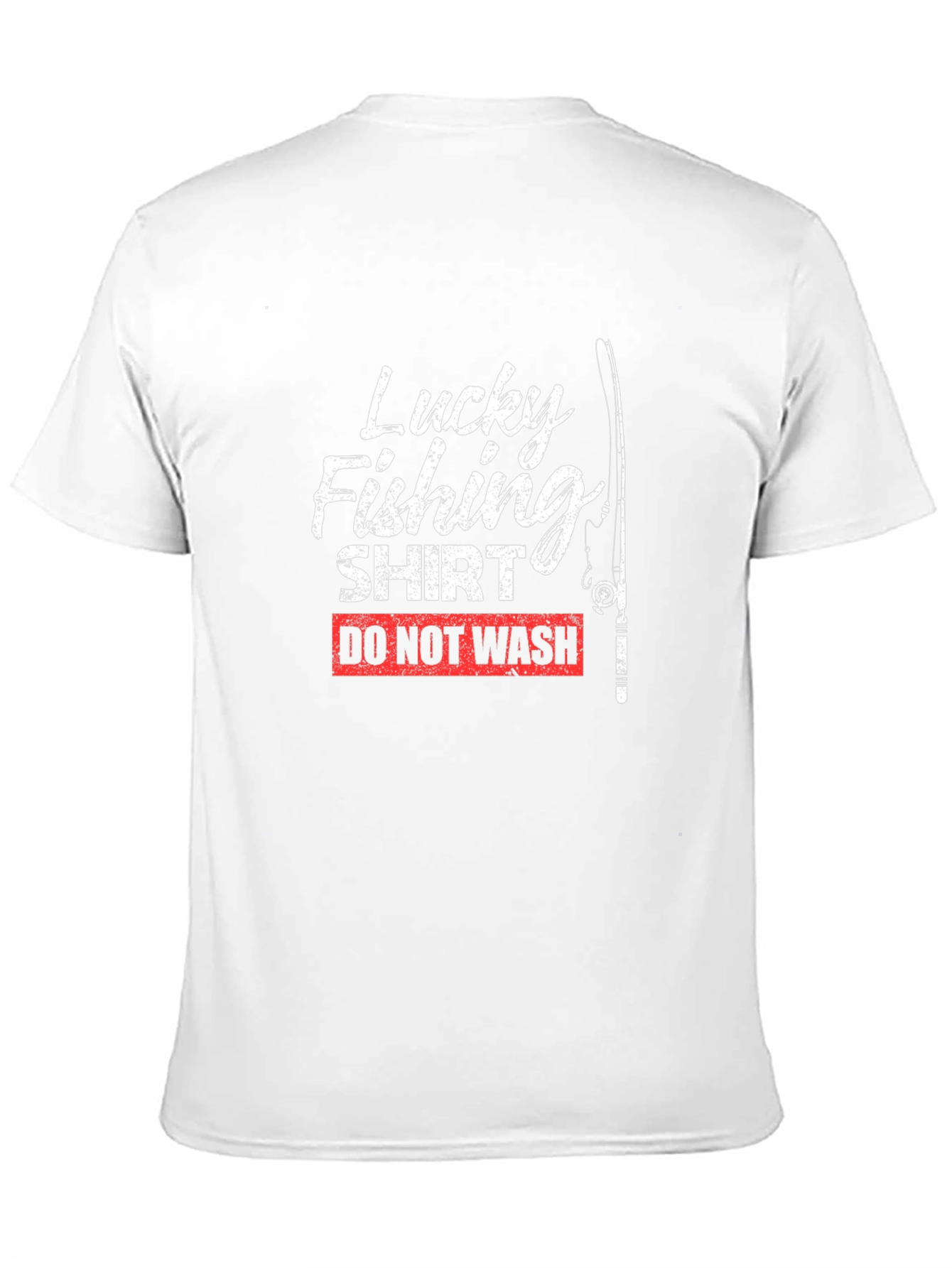 Black Lucky Fishing Shirt - Do Not Wash Novelty Tee view 11