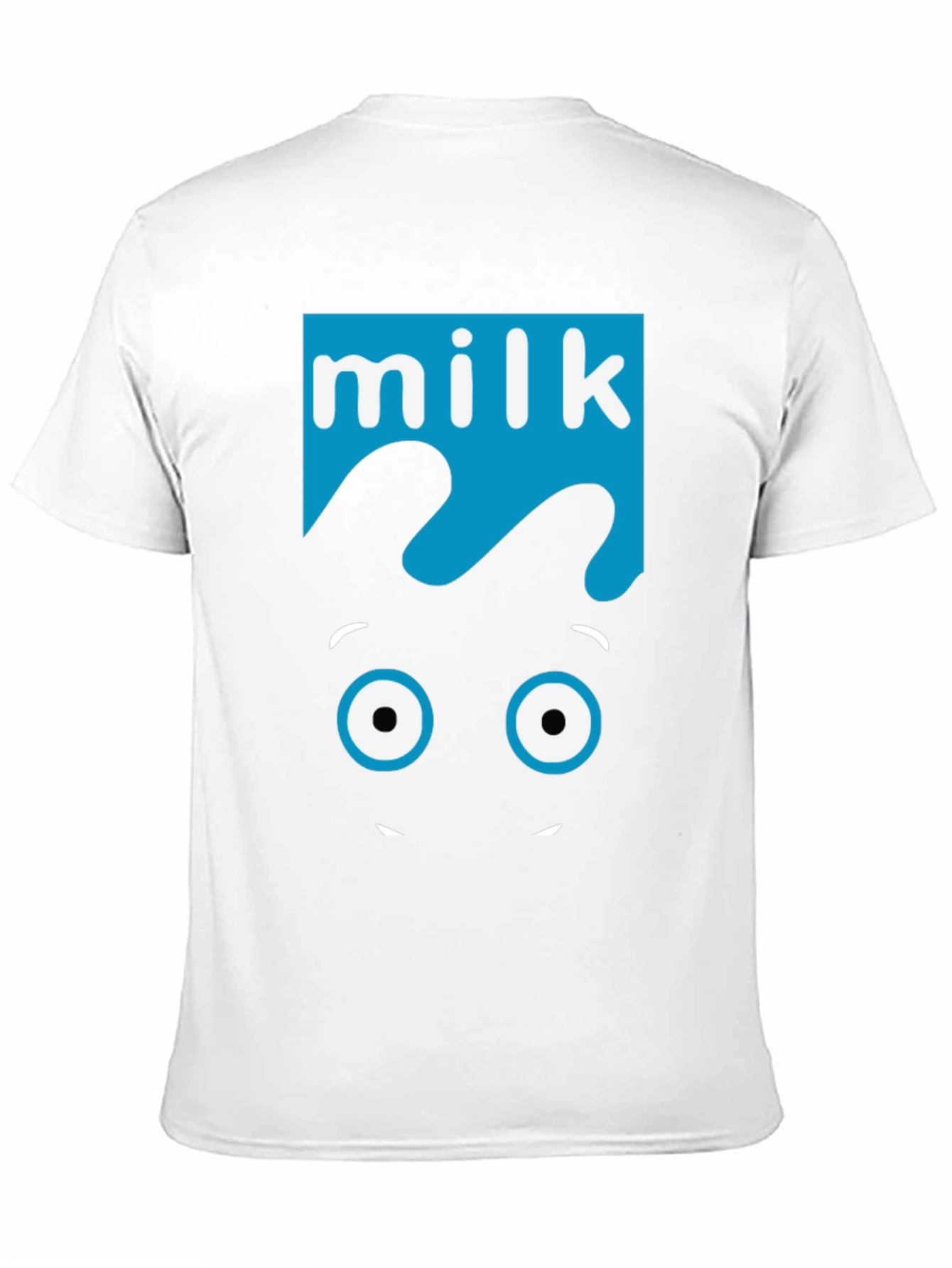Black Milk Graphic Tee - Funny Cartoon Face Black T-Shirt view 11