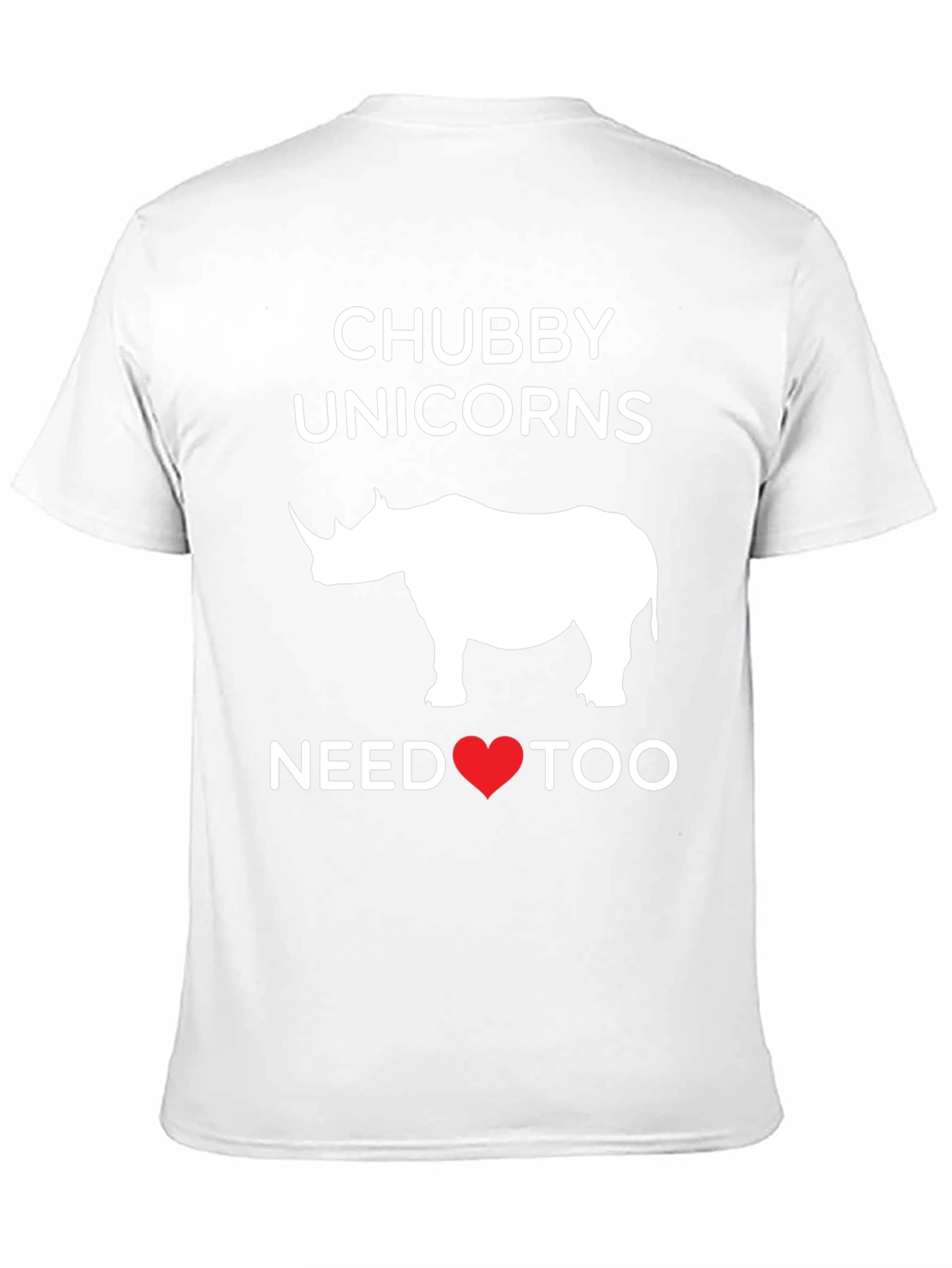 Black Chubby Unicorns Need Love T-Shirt, Funny Graphic Tee view 11