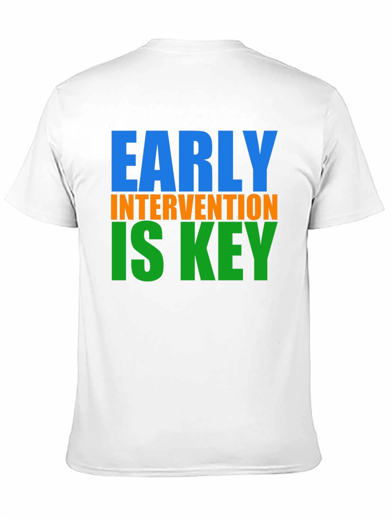 Black Early Intervention is Key T-Shirt view 11