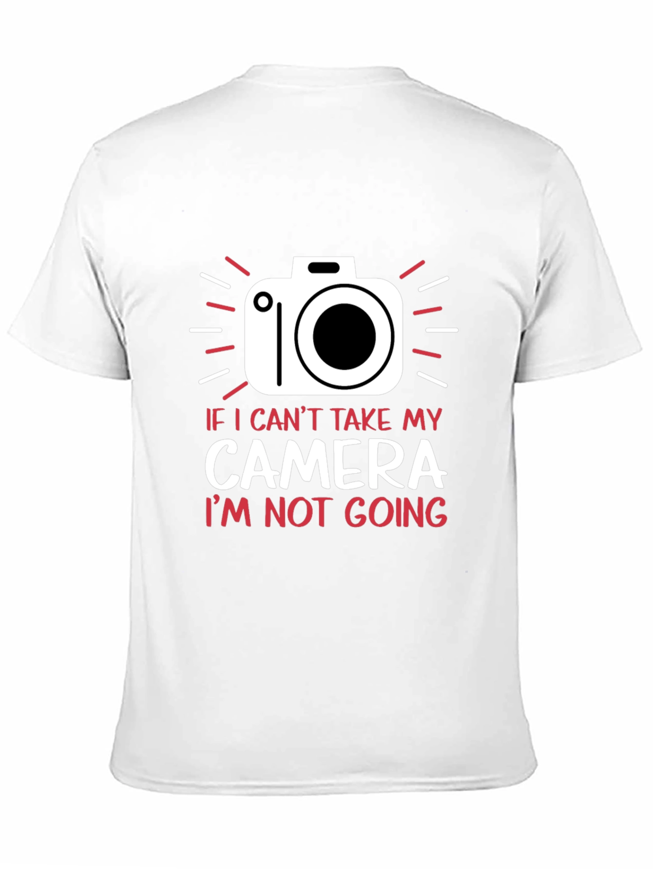 Black Camera Graphic T-Shirt - Photography Lover Tee view 11
