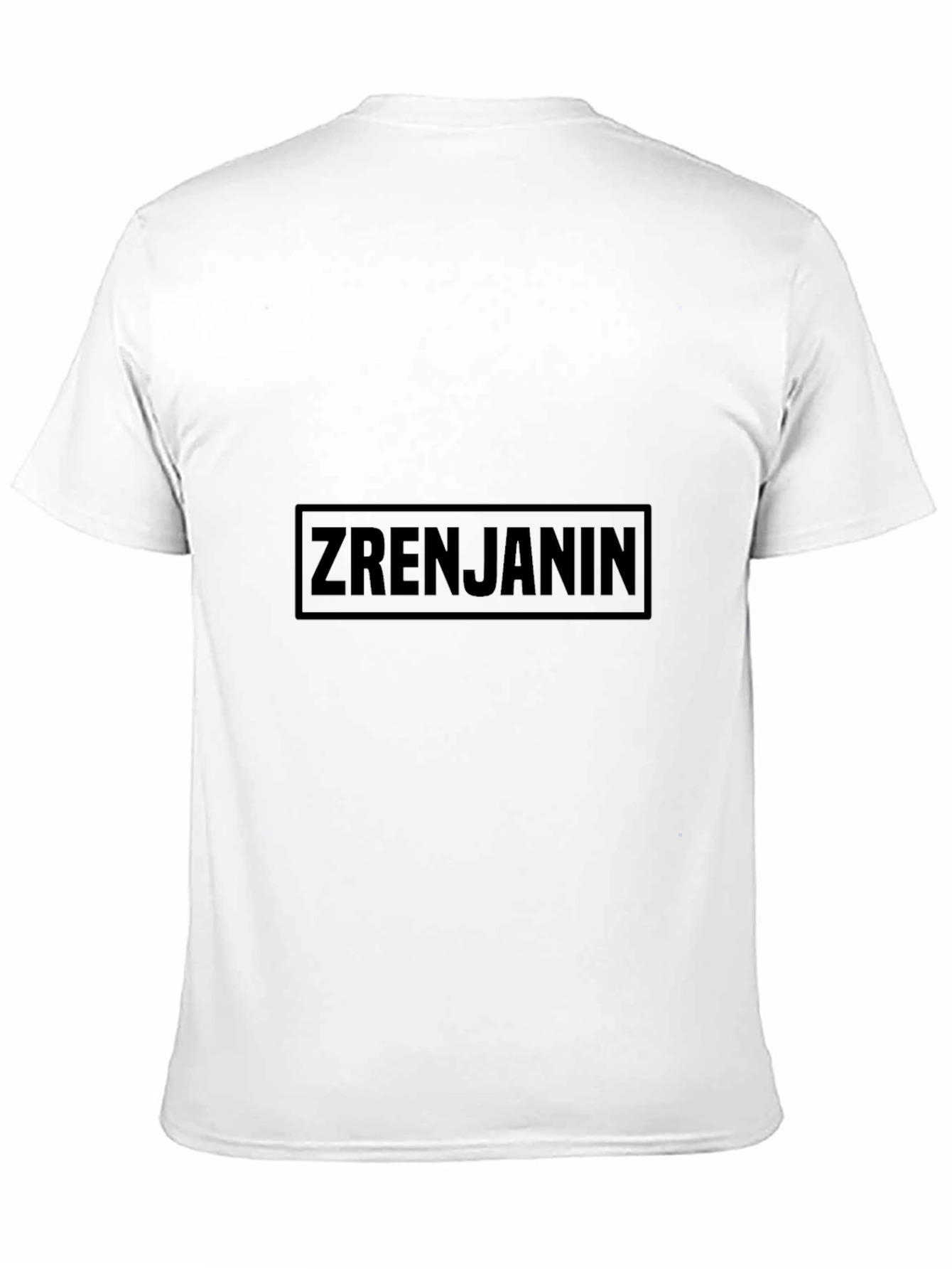 Black Zrenjanin Black Graphic Tee - Men's Short Sleeve T-Shirt view 11