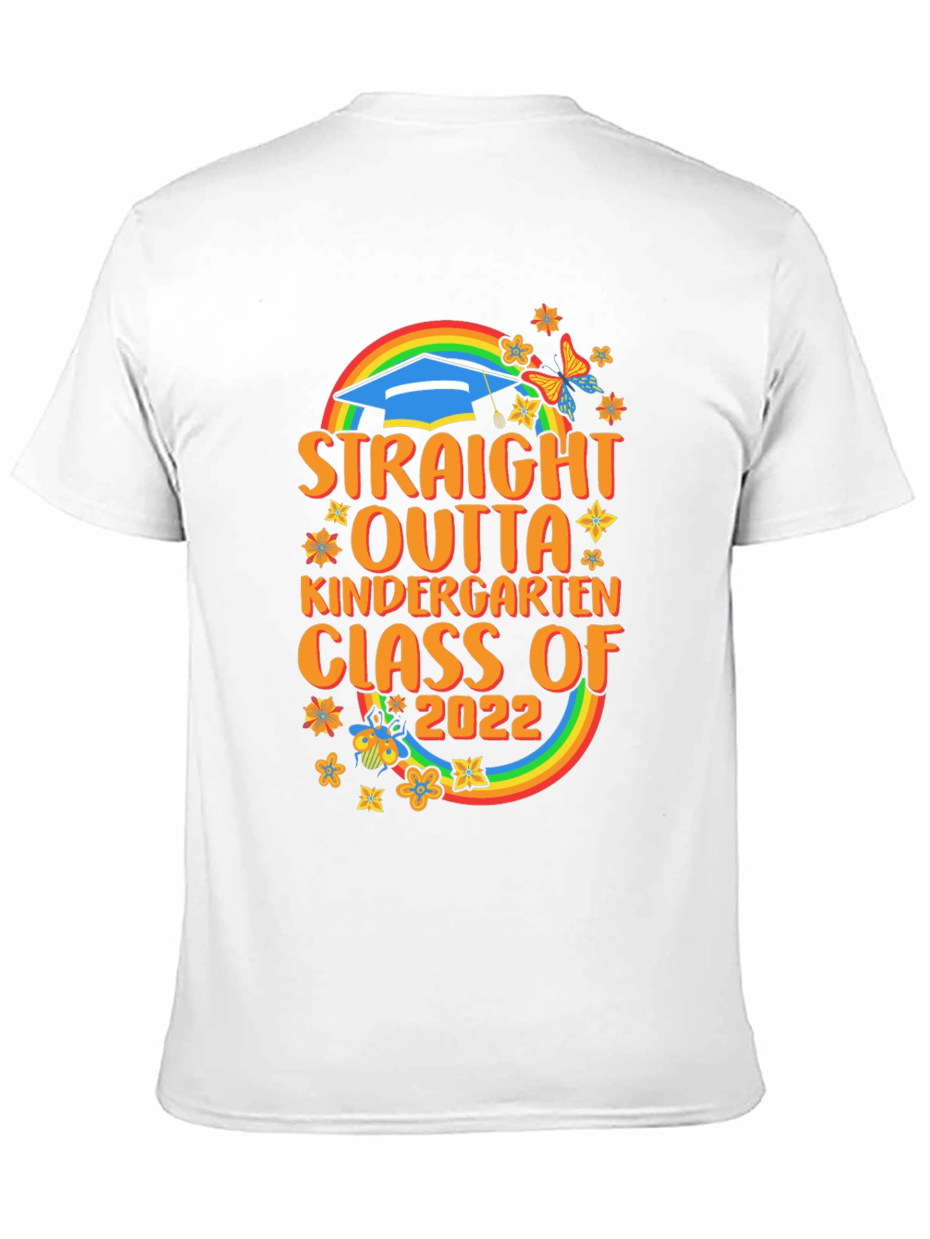 Black Straight Outta Kindergarten Class of 2022 Graduation T-Shirt view 11