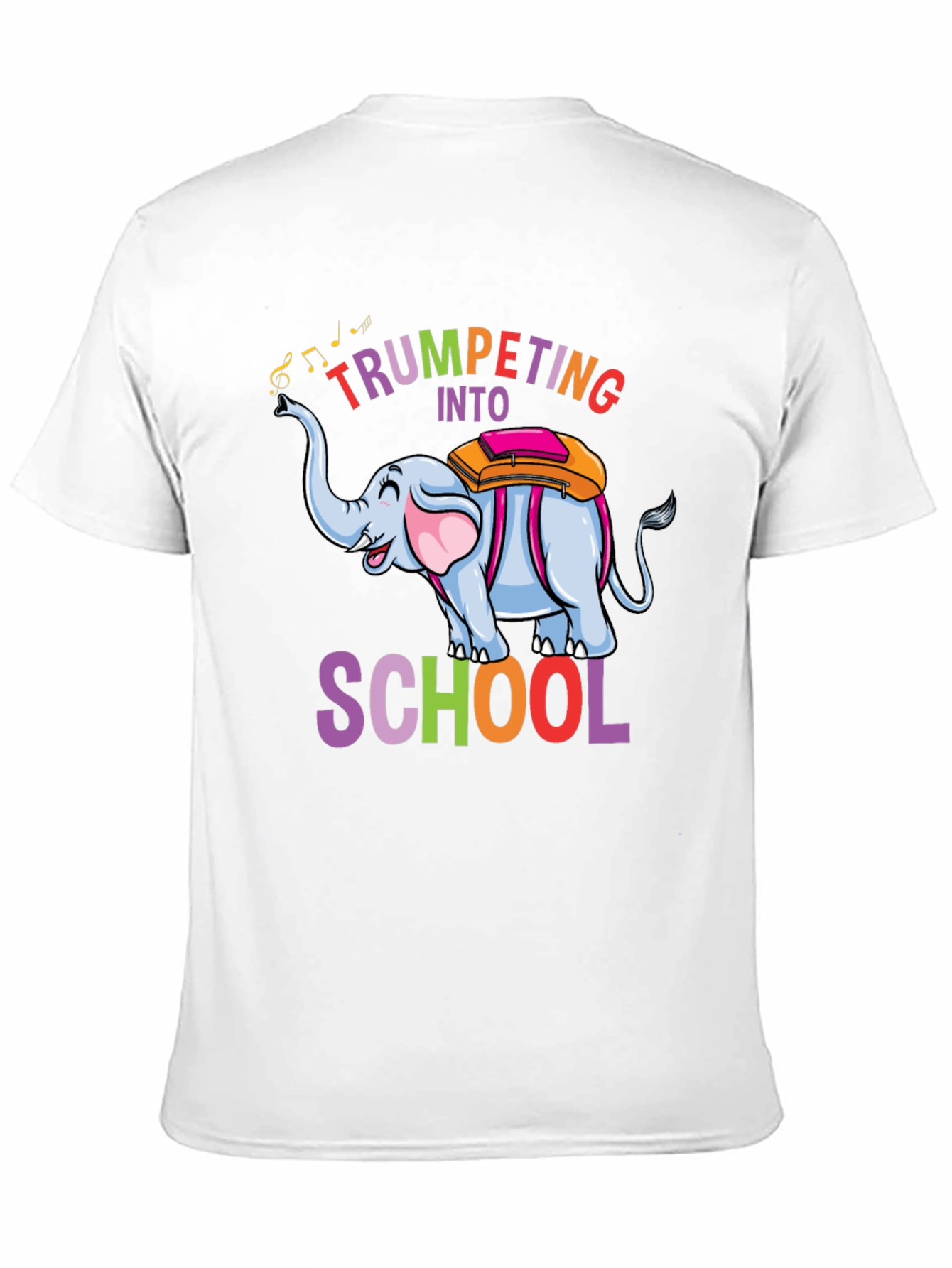 Black Trumpeting Into School Graphic Tee view 11