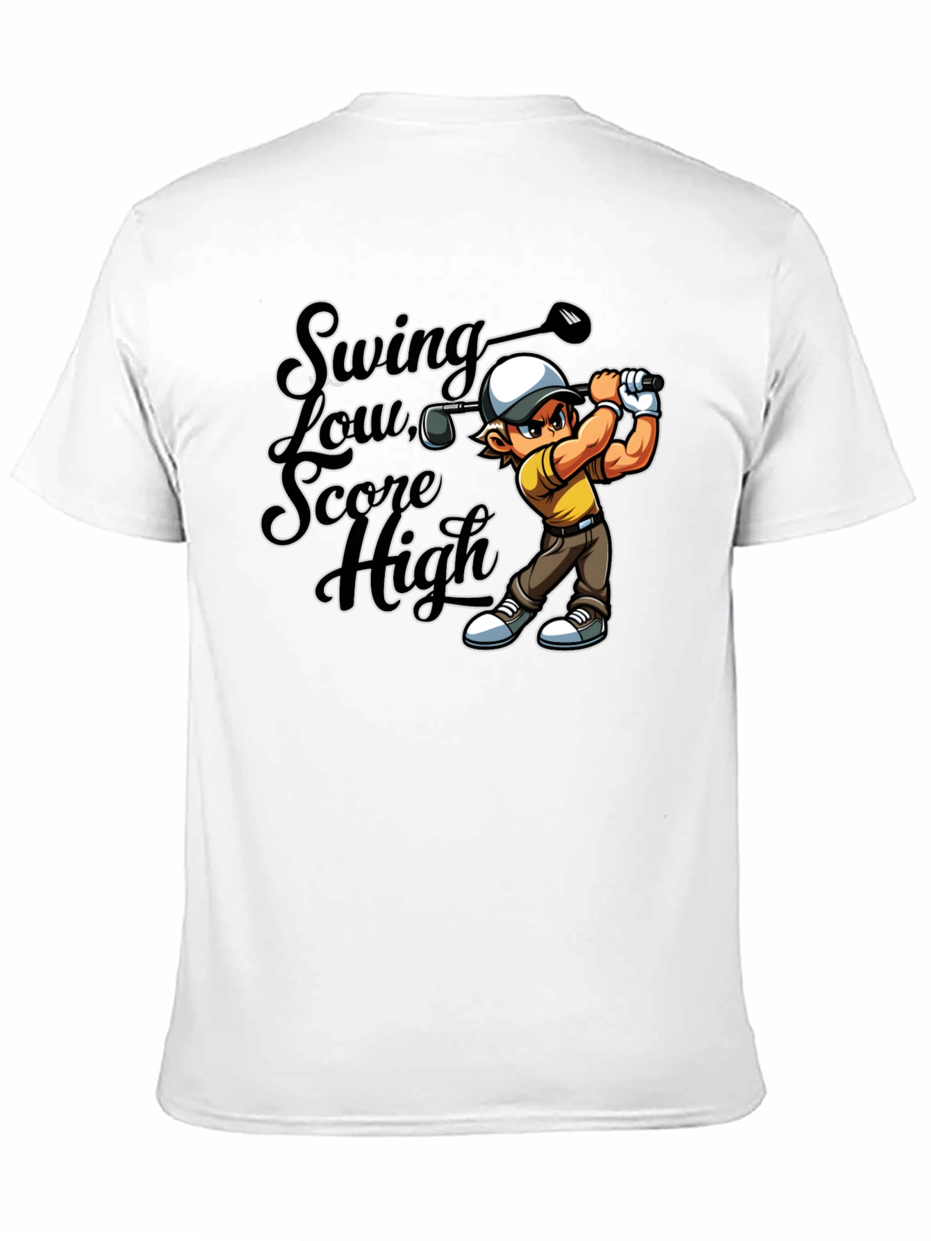 Golf Swing T-Shirt - Swing Low Score High - 11