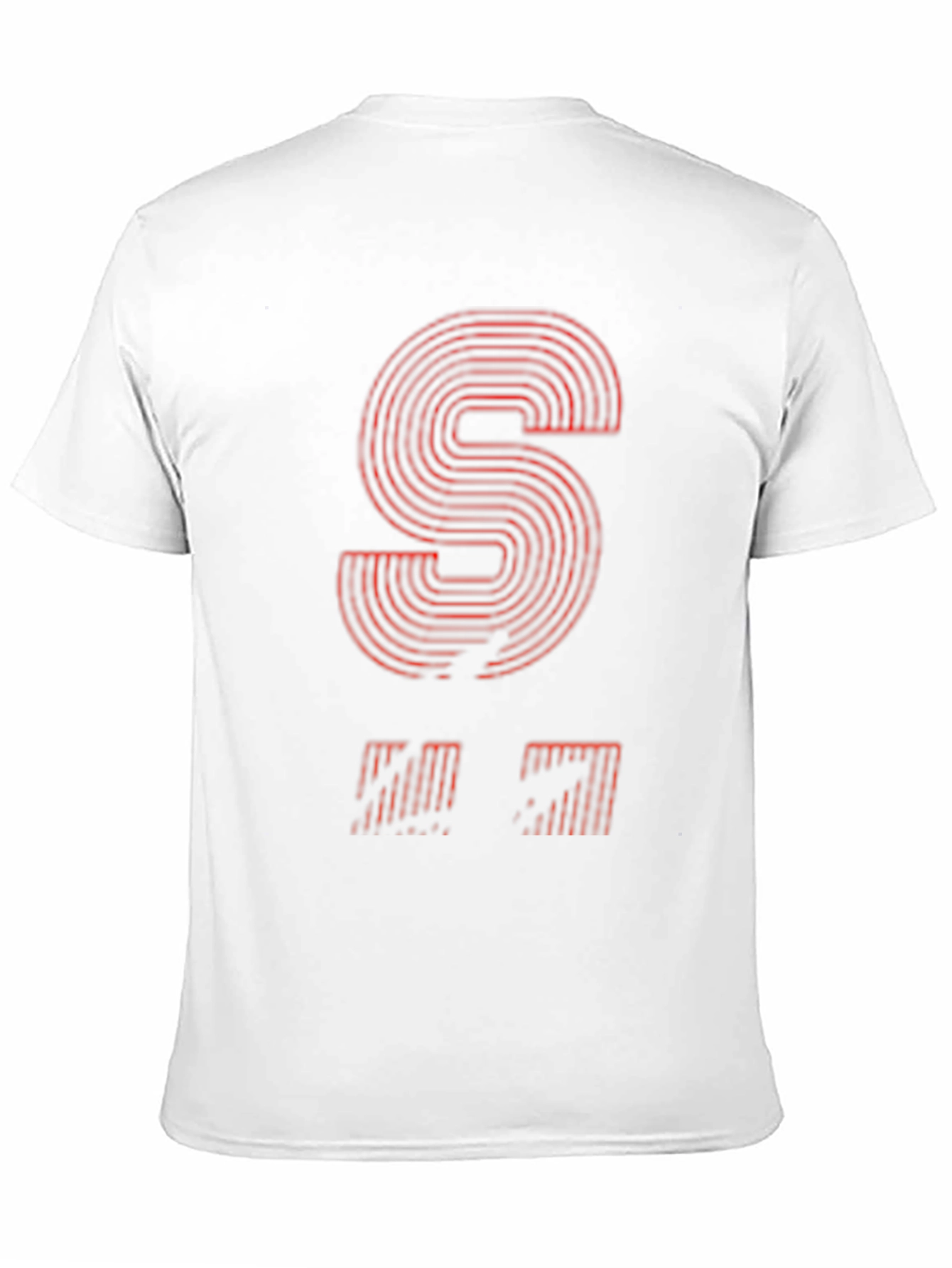 Black Retro S Graphic Black T-Shirt view 11