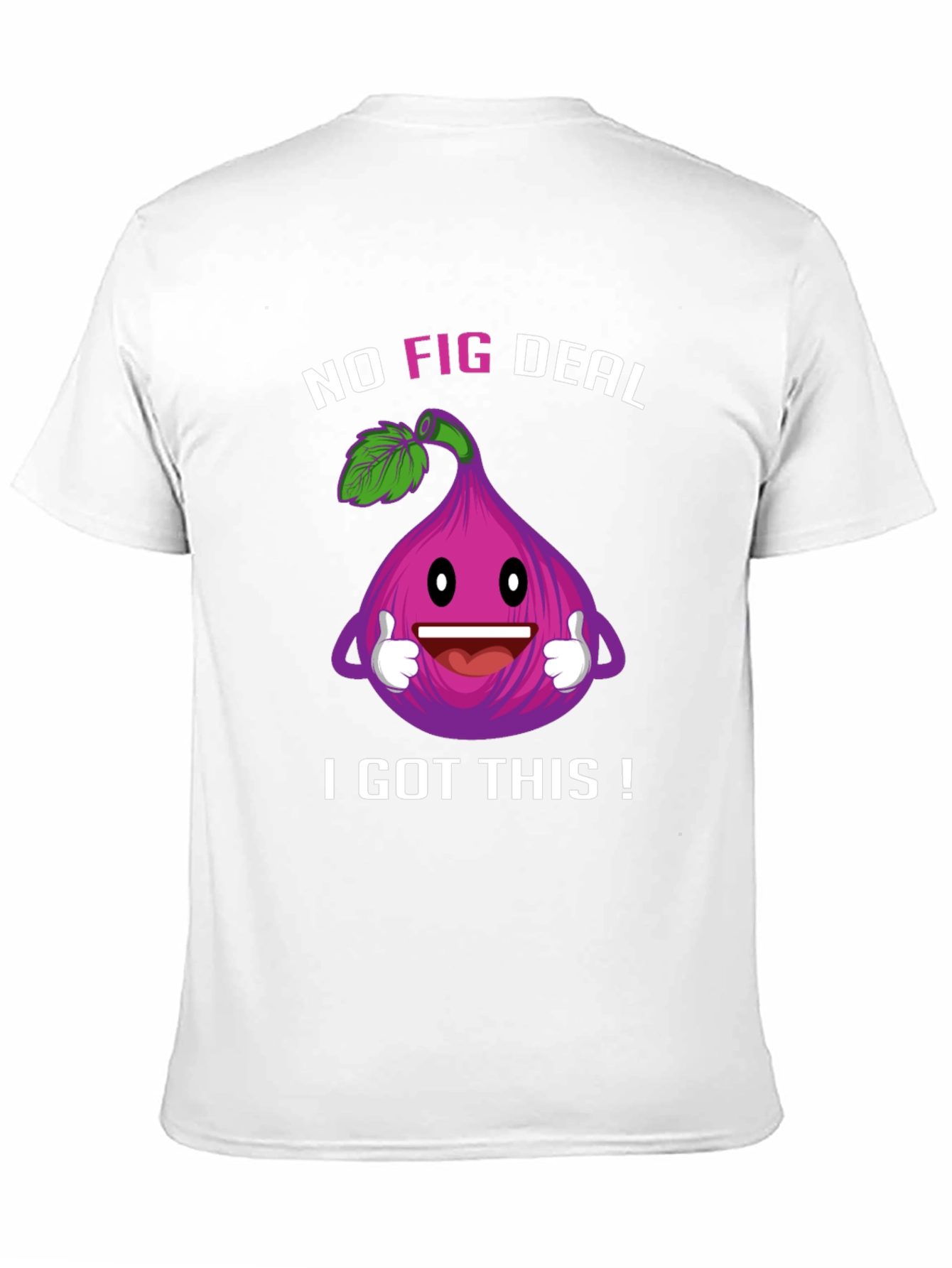 Black Funny No Fig Deal T-Shirt view 11