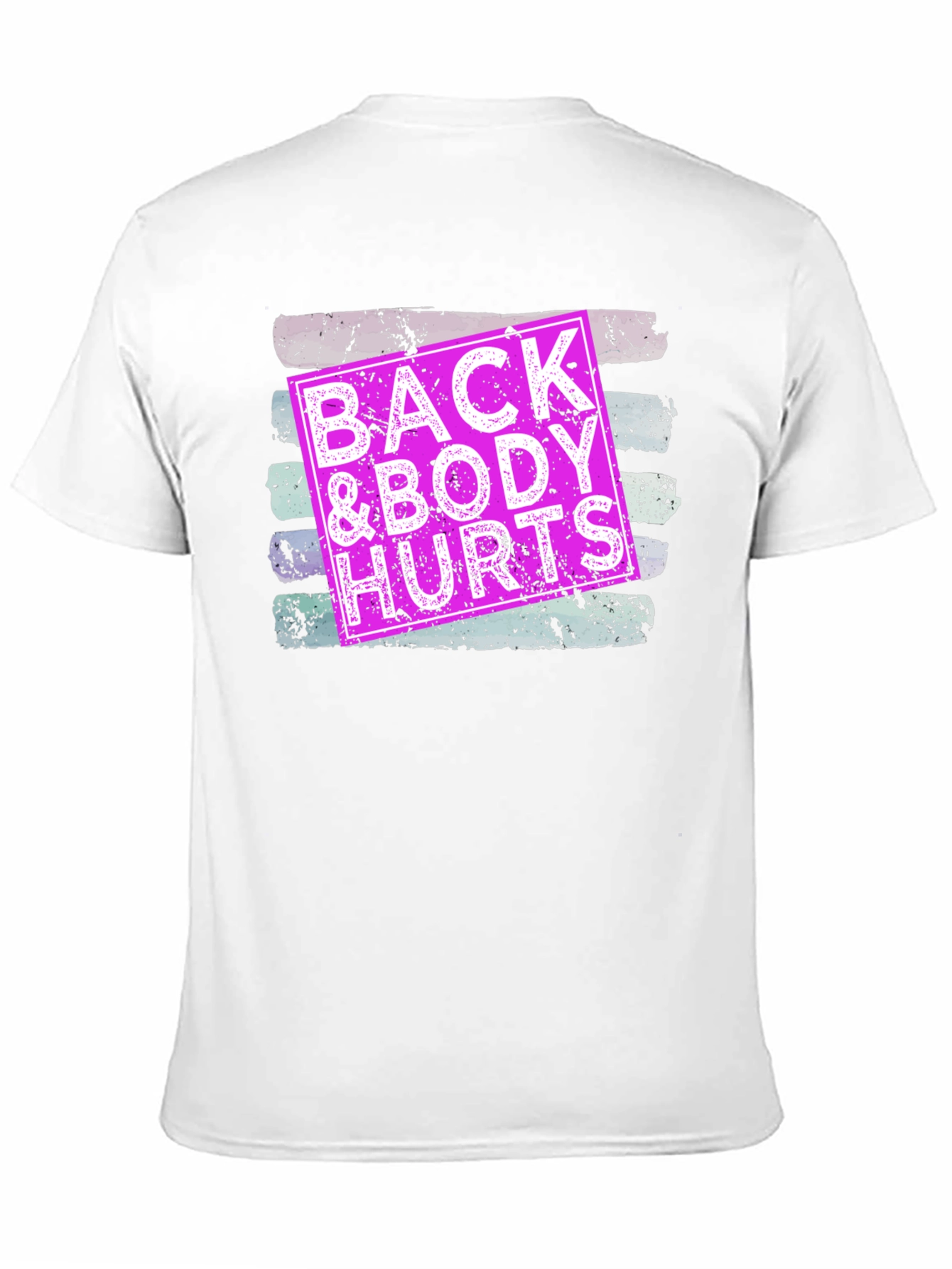 Black Back & Body Hurts Graphic Tee - Unisex view 11
