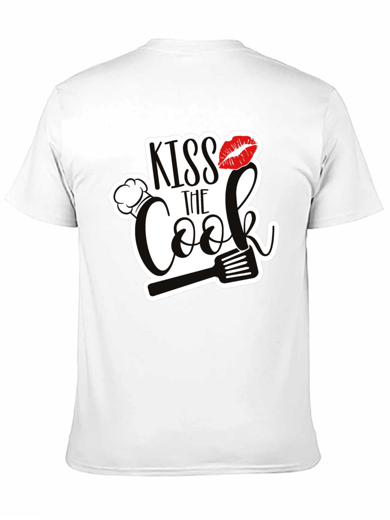 Black Kiss The Cook Black Graphic Tee view 11