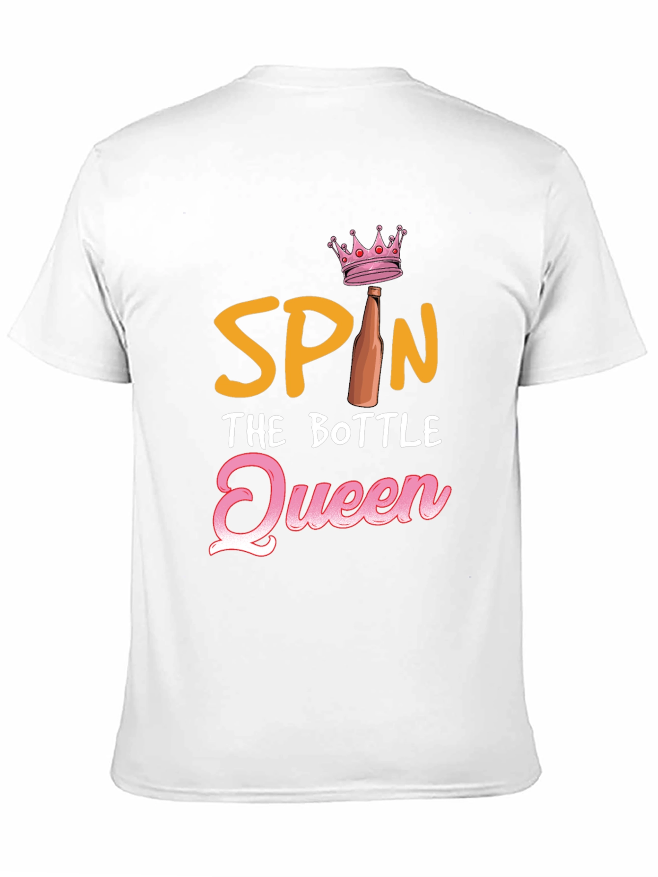 Black Spin the Bottle Queen T-Shirt view 11