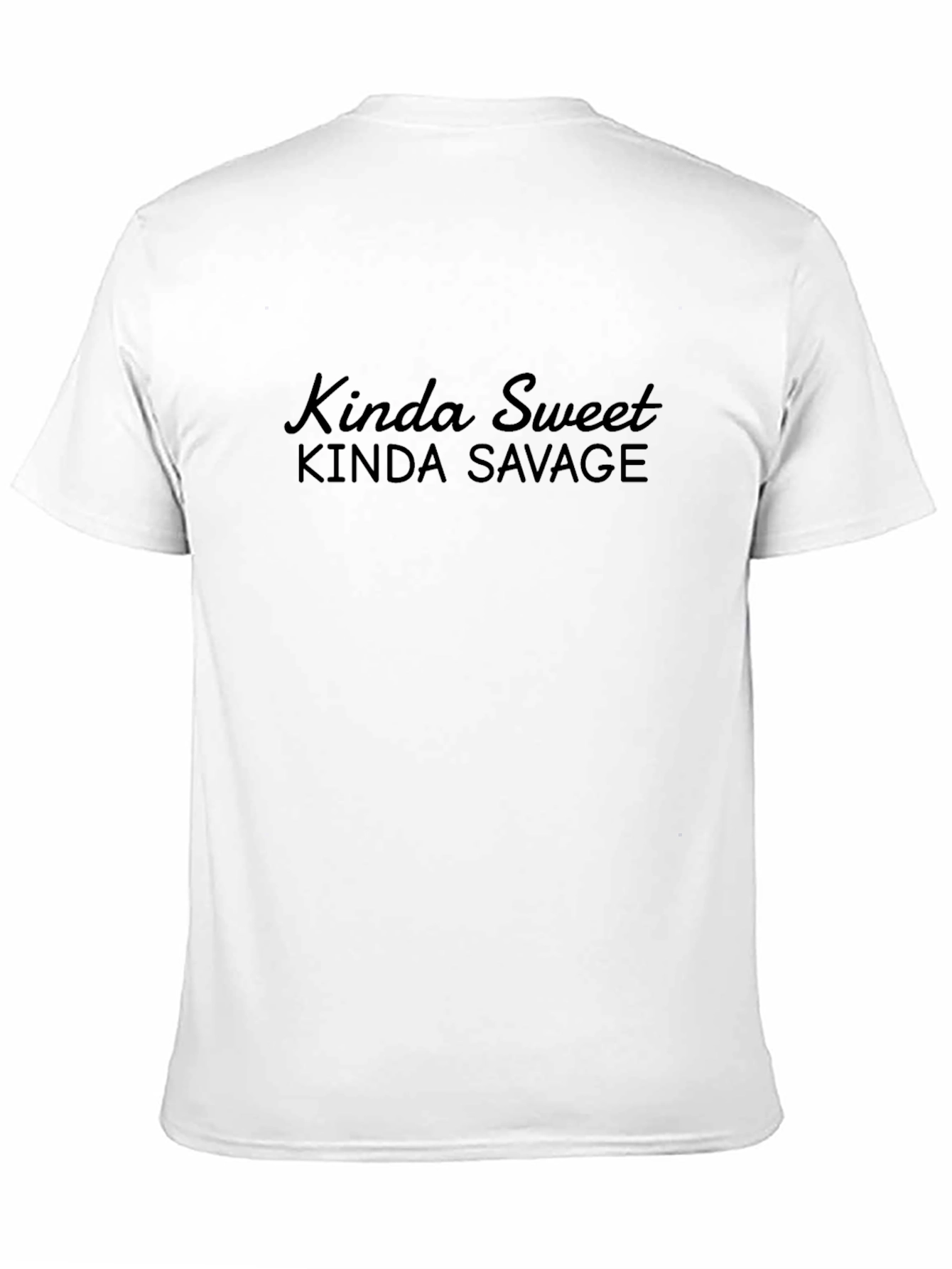 Black Kinda Sweet Kinda Savage Black T-Shirt view 11