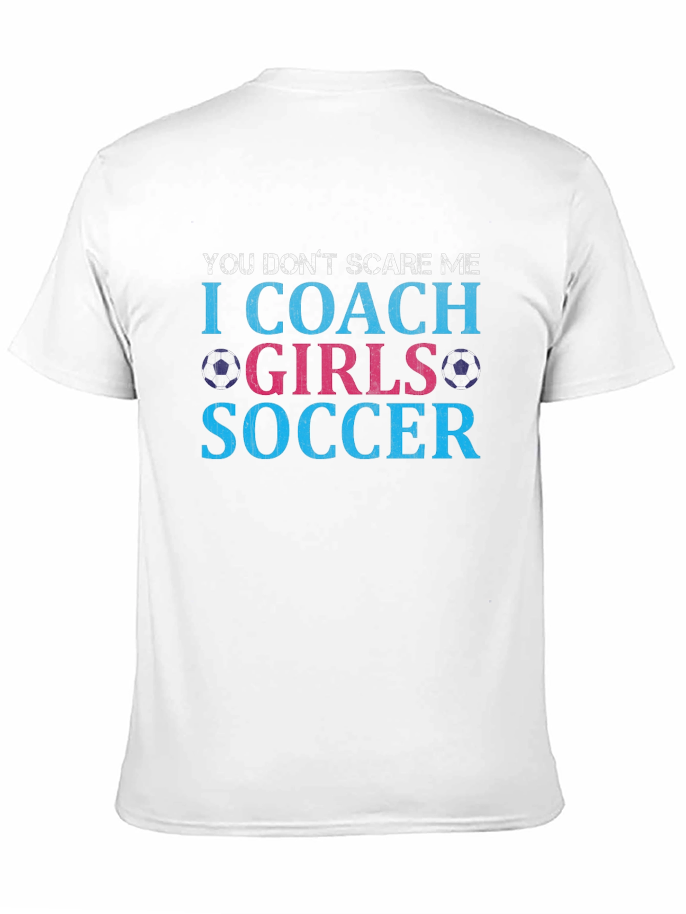 Black Funny Soccer Coach T-Shirt - Girls Soccer view 11