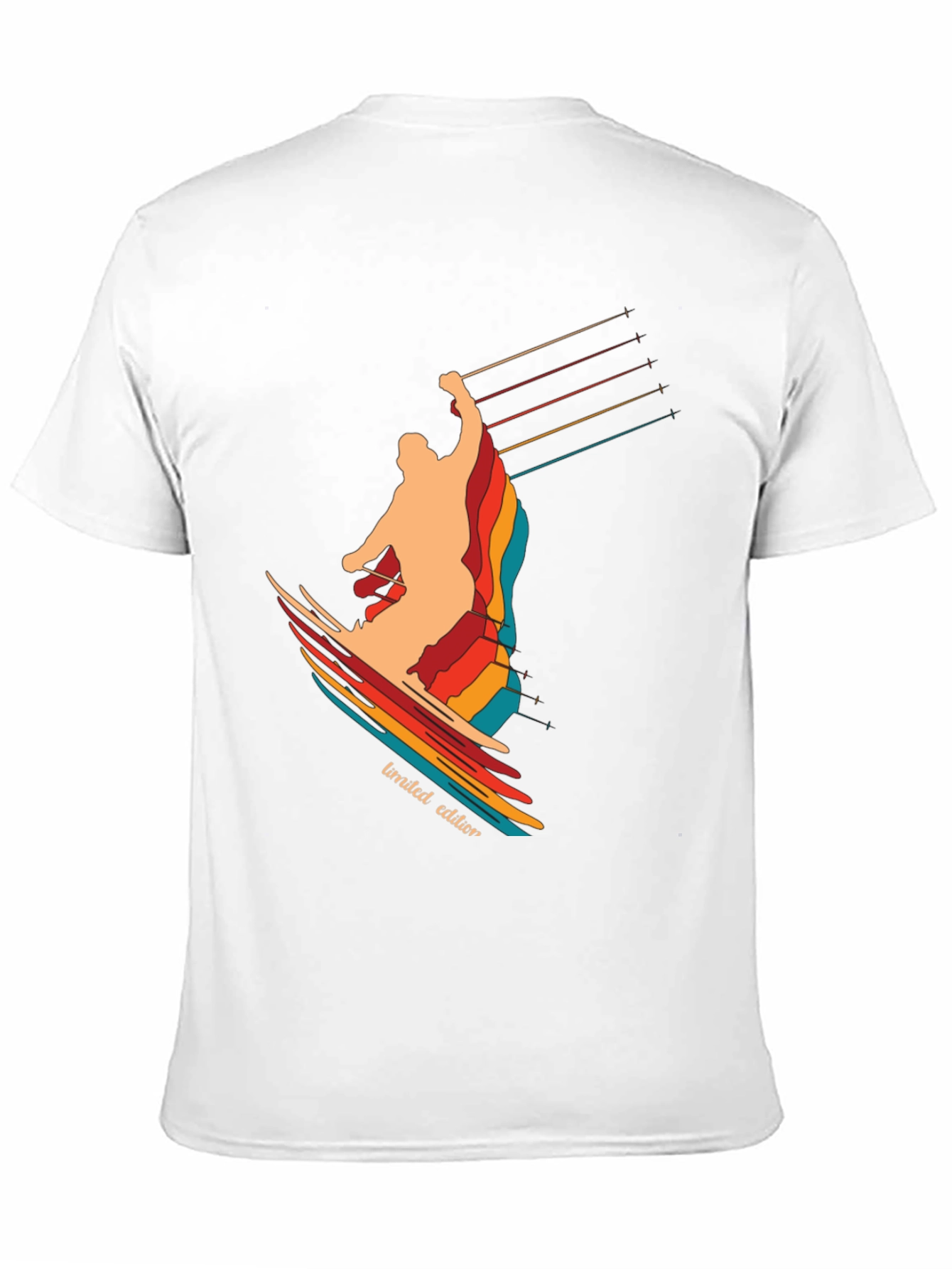 Retro Skiing Limited Edition Graphic Tee - 11