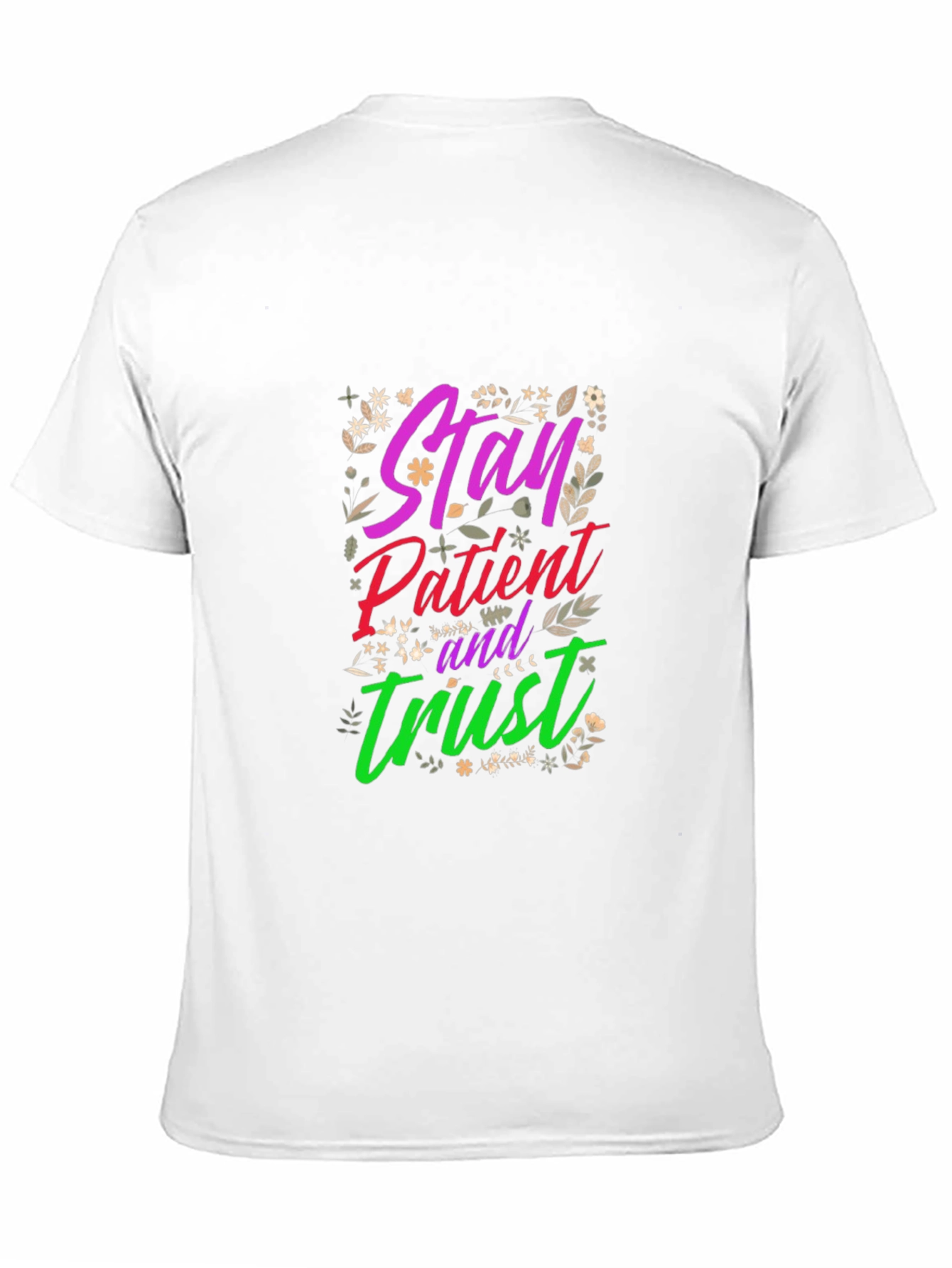 Black Stay Patient Trust Graphic Tee view 11