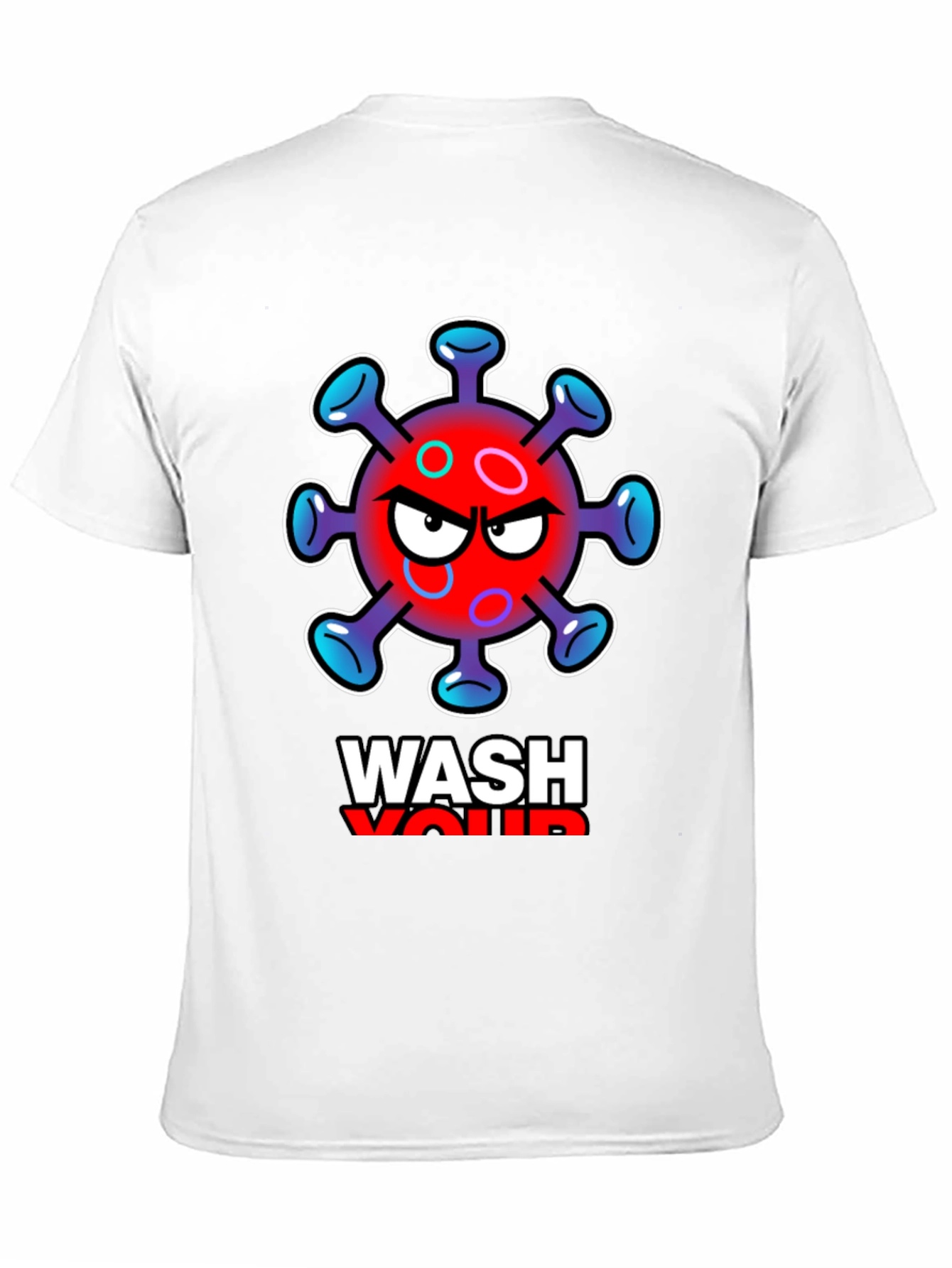 Black Wash Your Hands Black Graphic Tee view 11