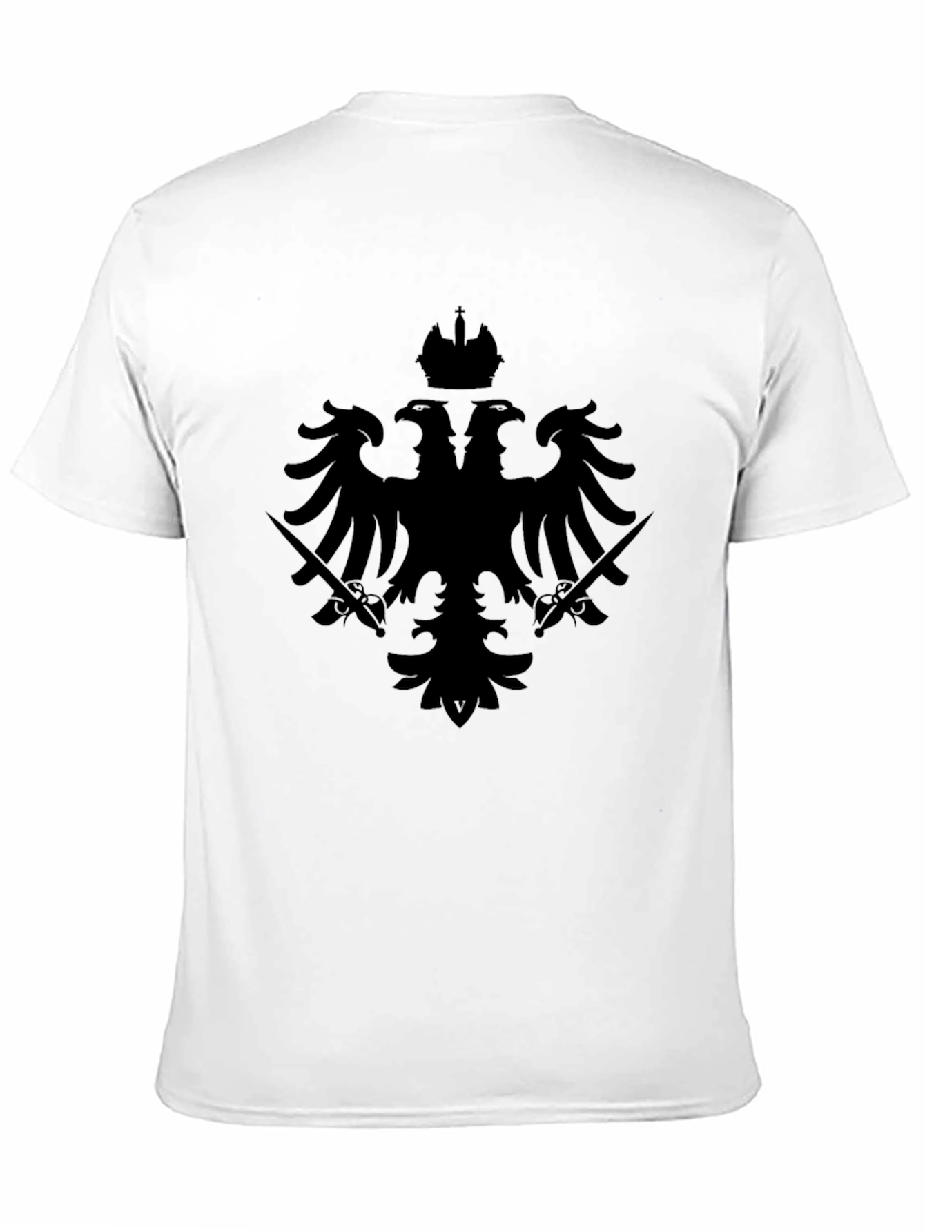Black Black Double-Headed Eagle Graphic T-Shirt view 11