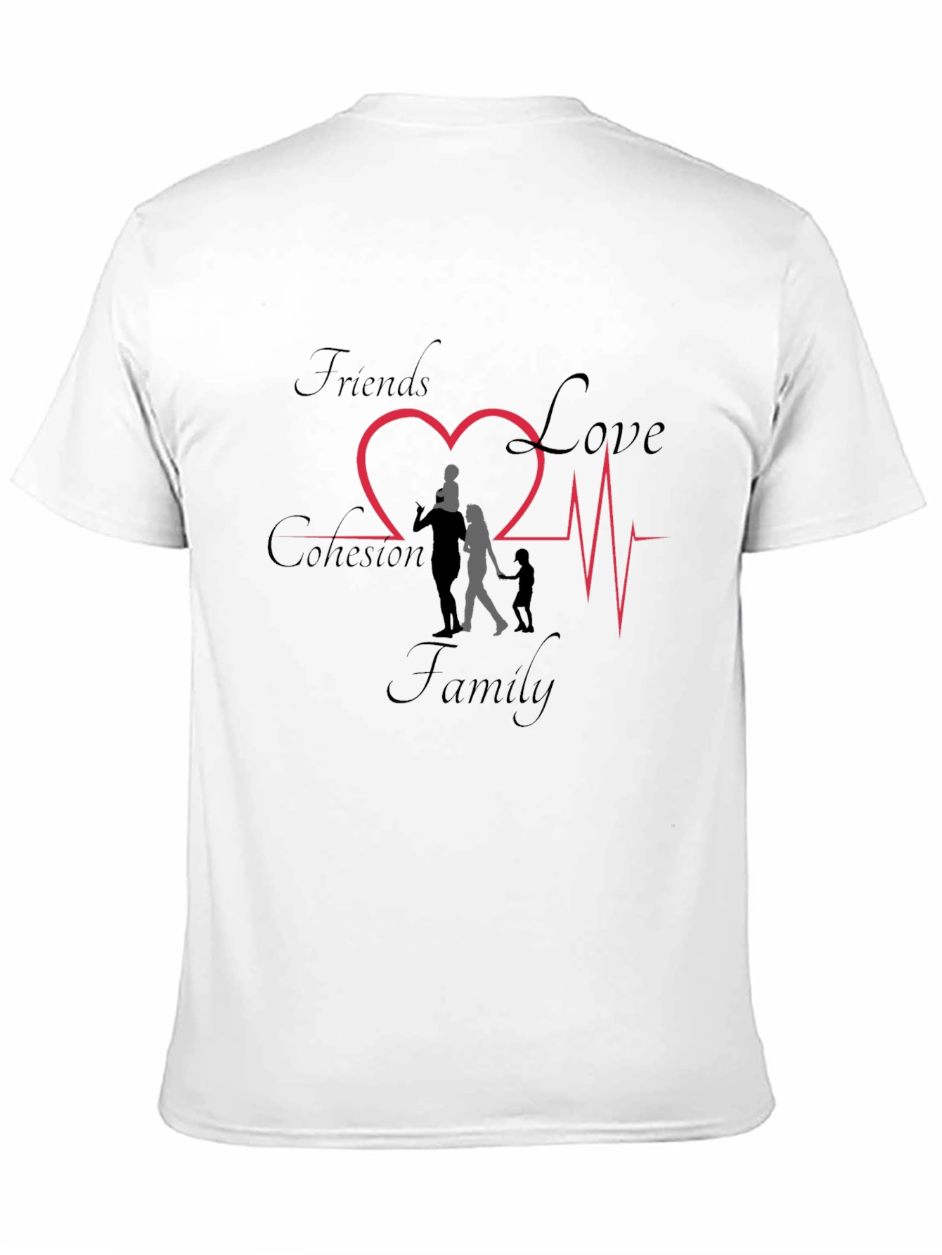 Black Family Love Cohesion Friends Tee view 11