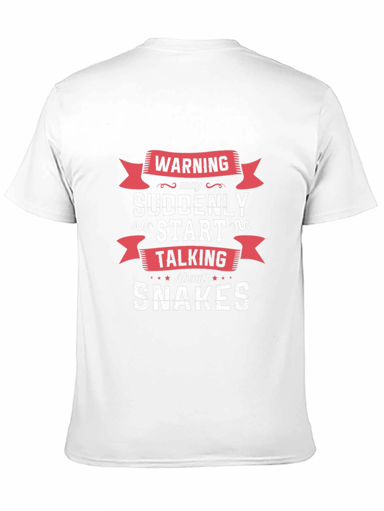 Black Warning May Suddenly Start Talking About Snakes T-Shirt view 11