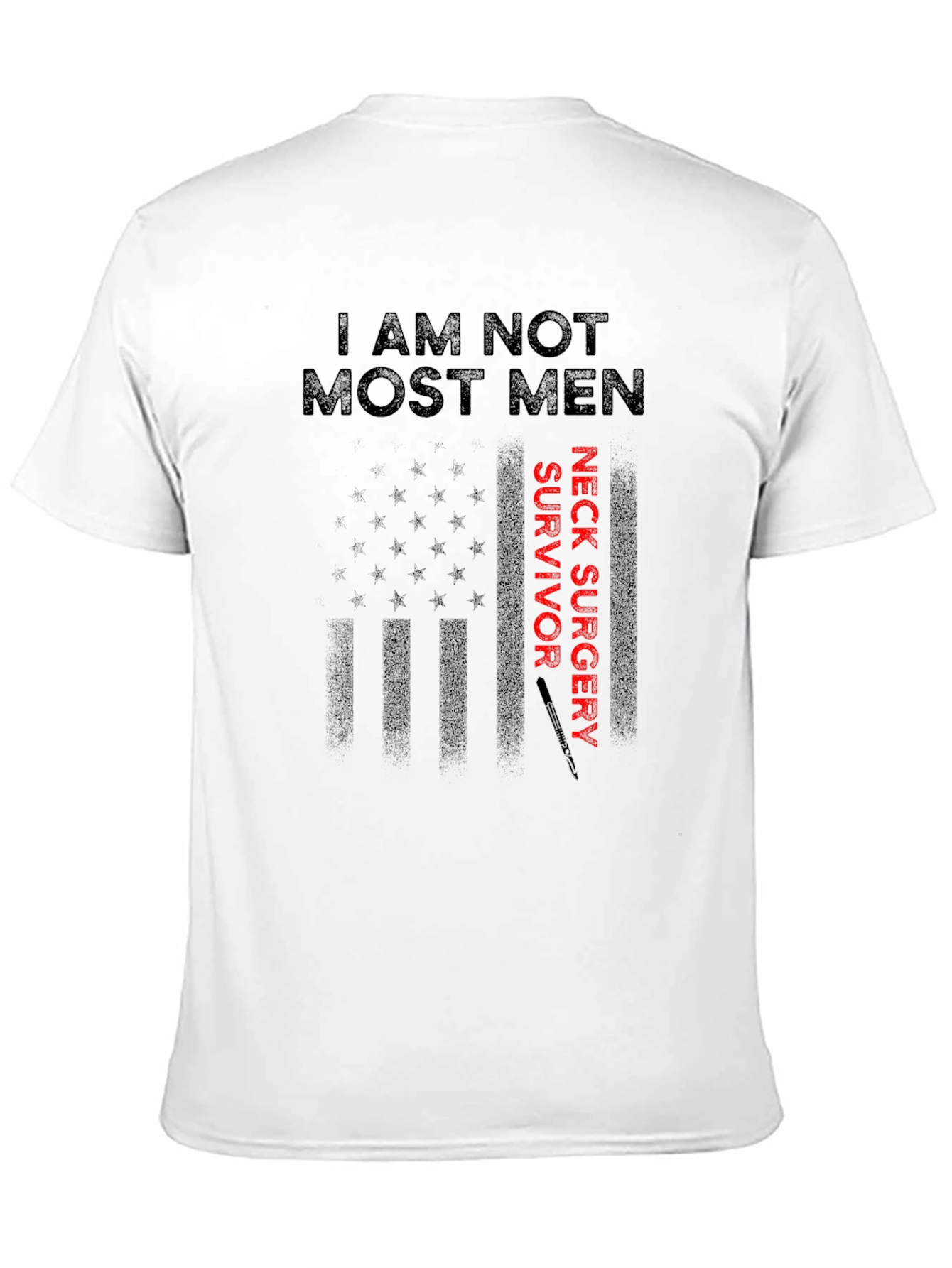 Black Neck Surgery Survivor T-Shirt view 11