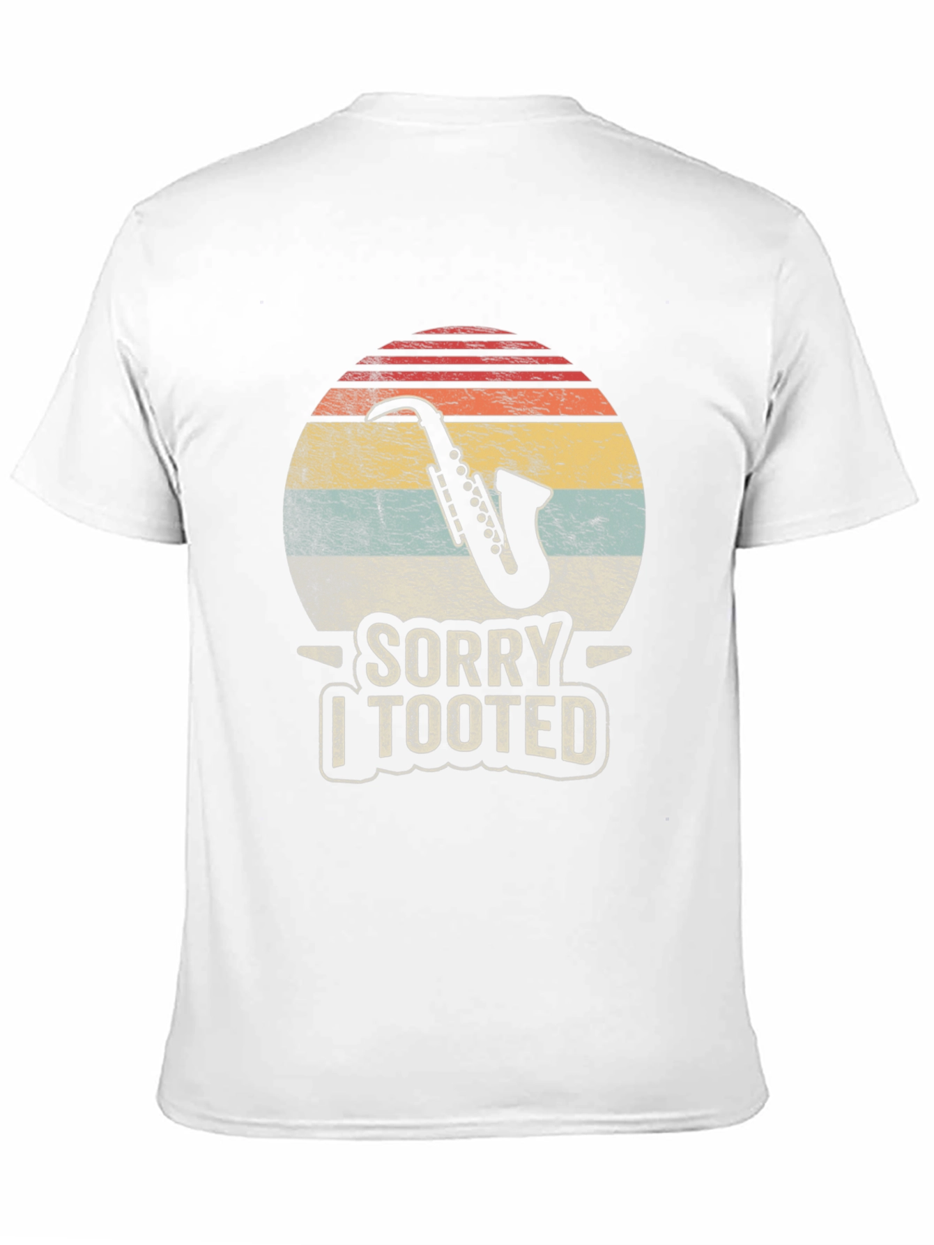 Black Sorry I Tooted Saxophone Graphic Tee view 11