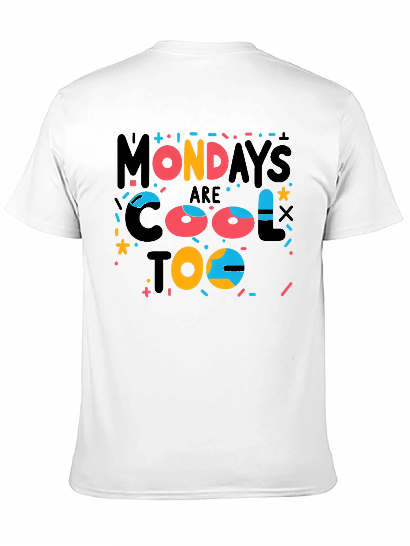 Black Cool Mondays Graphic Tee - Fun & Stylish Casual Wear view 11