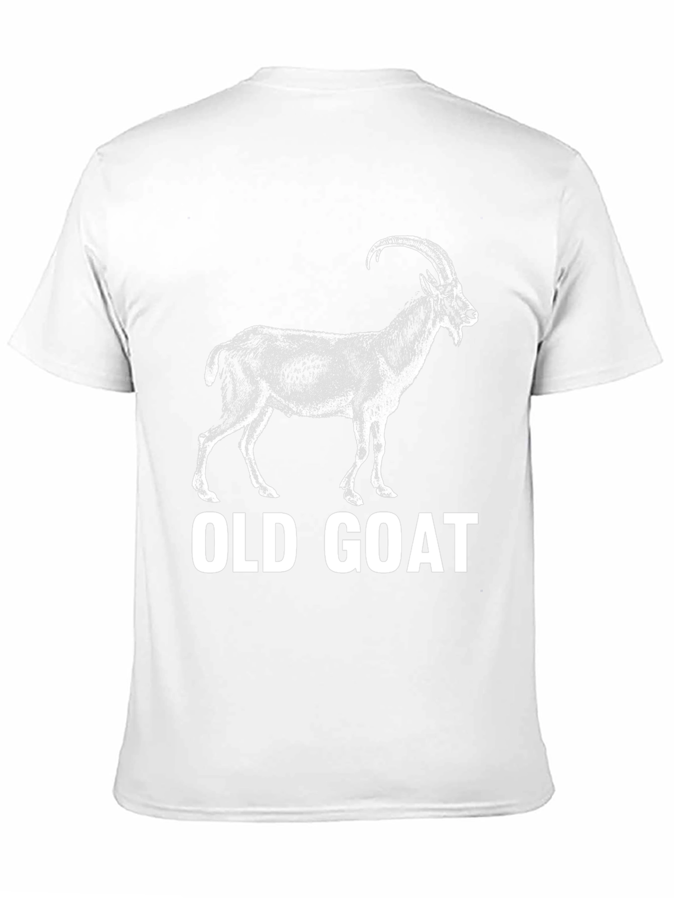 Black Old Goat T-Shirt - Unique Animal Graphic Tee view 11