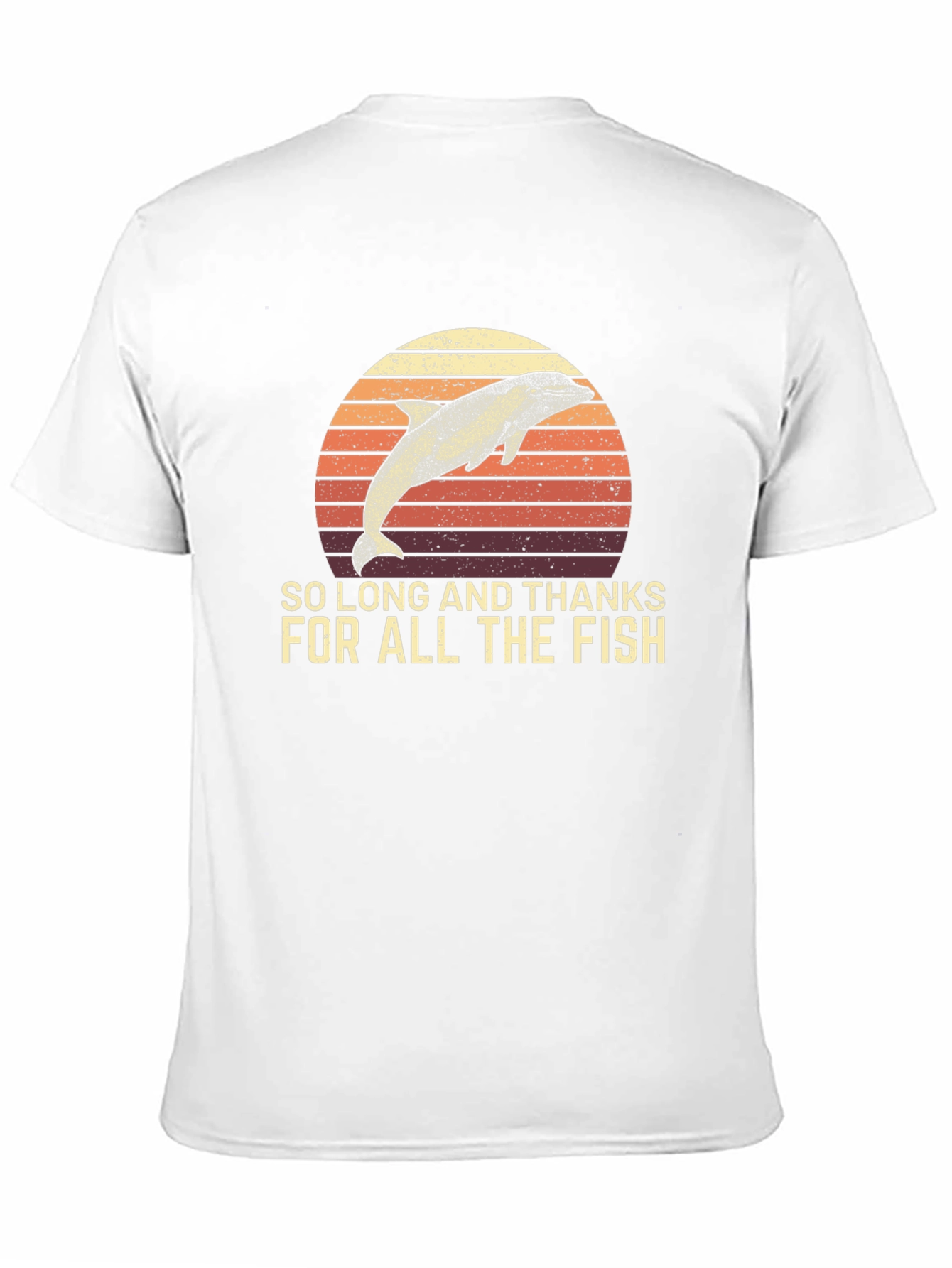 Black So Long and Thanks for All the Fish T-Shirt view 11