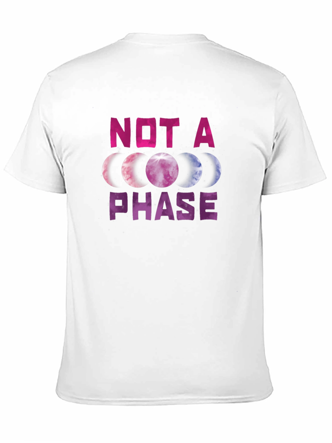 Black Not A Phase Graphic Tee view 11