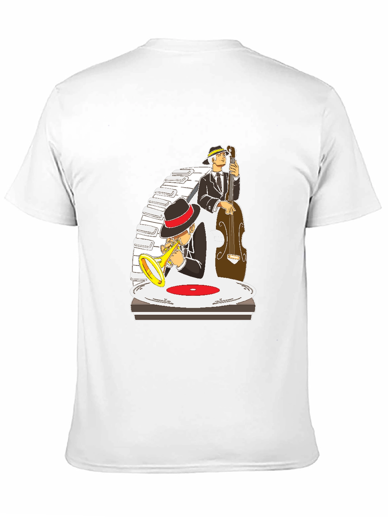 Black Jazz Band Graphic Tee view 11