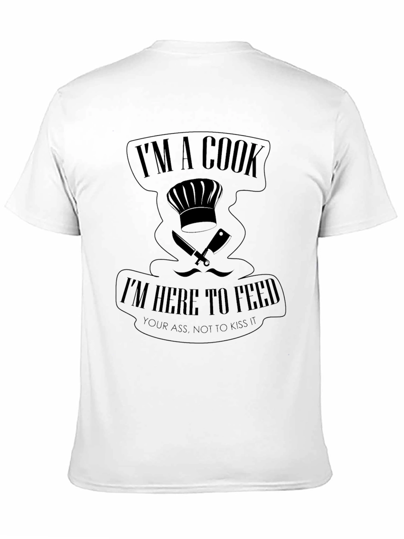Black I'm A Cook Funny Graphic Print Tee view 11