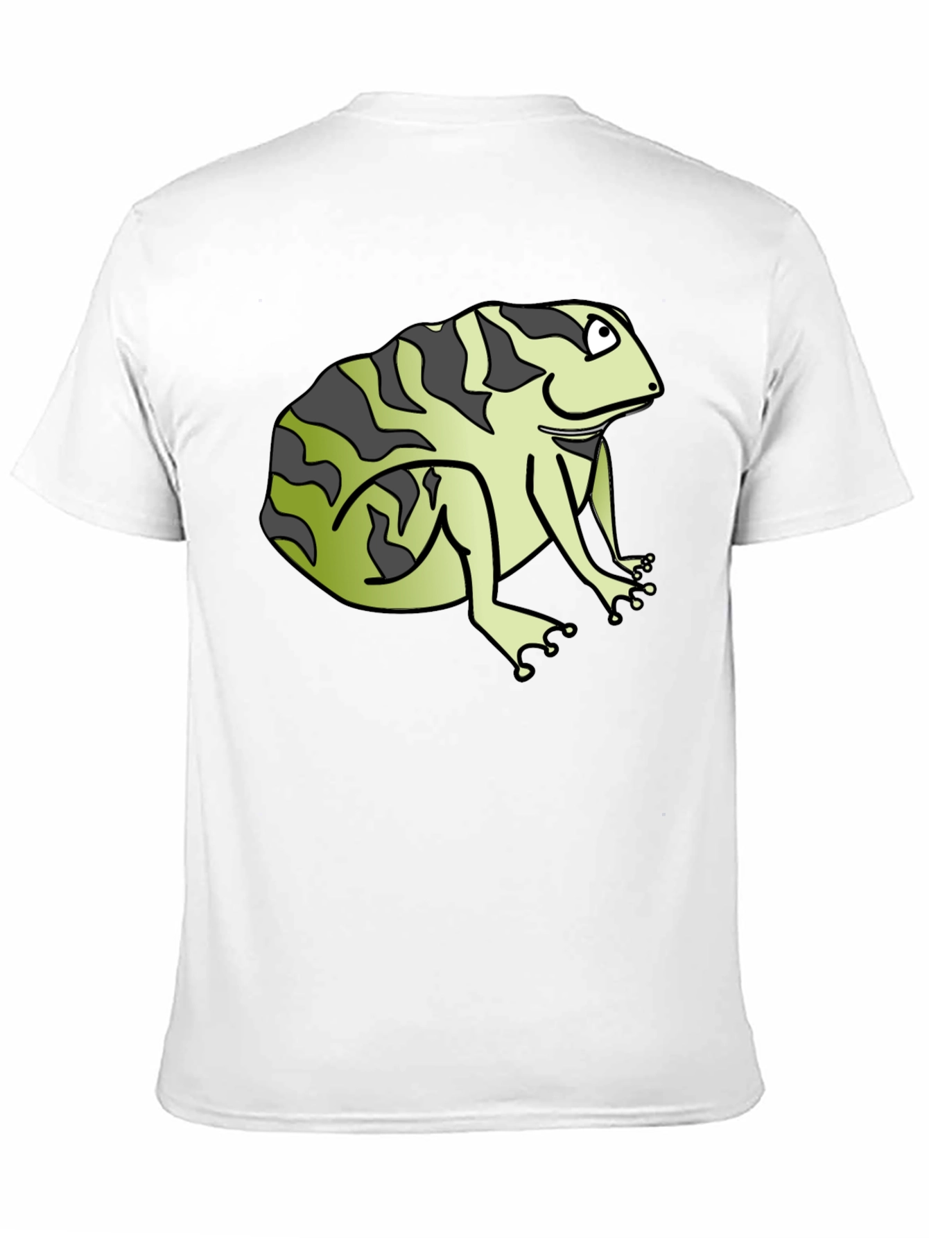 Black Funny Frog Graphic Black T-Shirt view 11