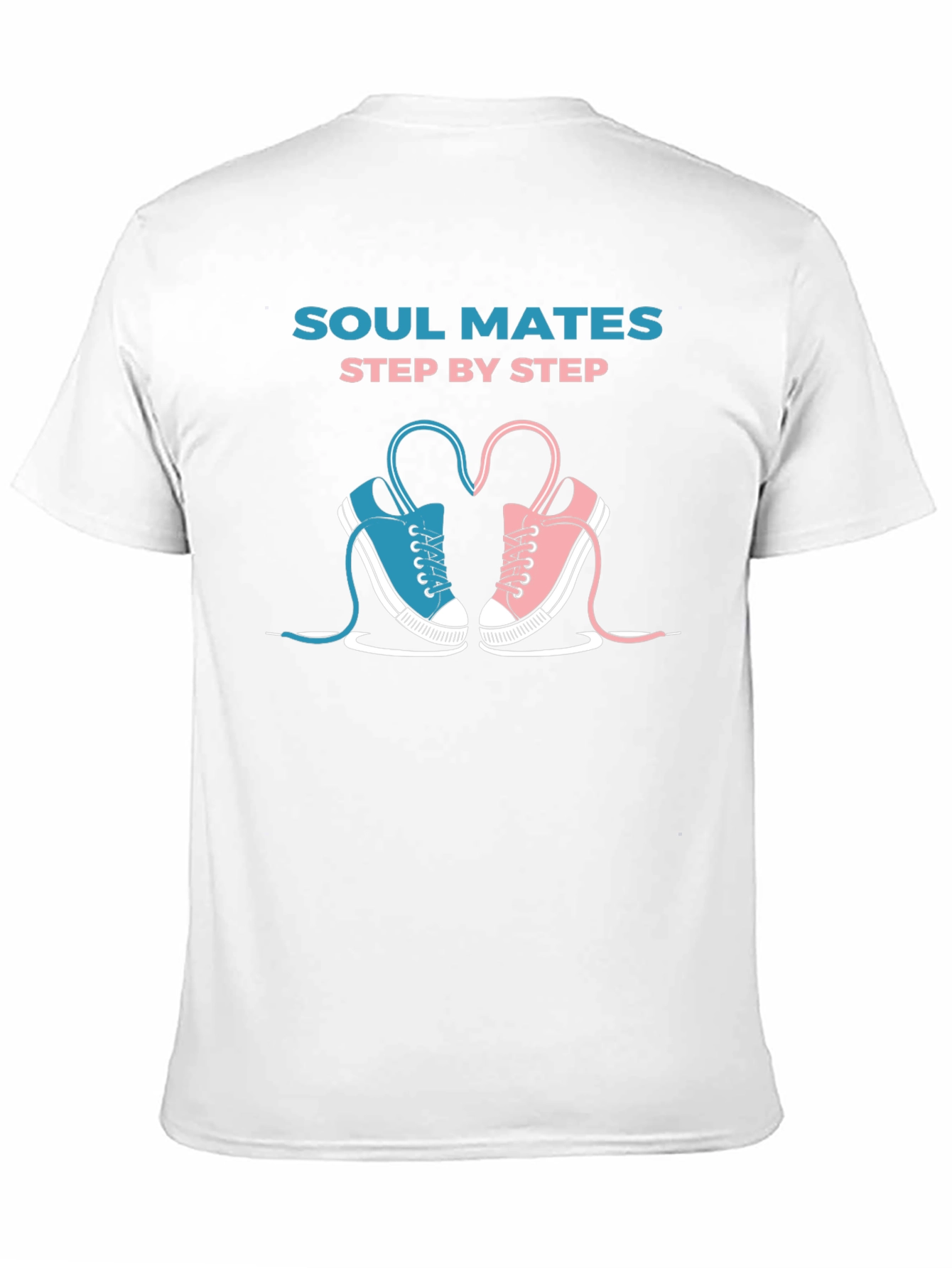Black Soul Mates Step By Step Graphic T-Shirt view 11