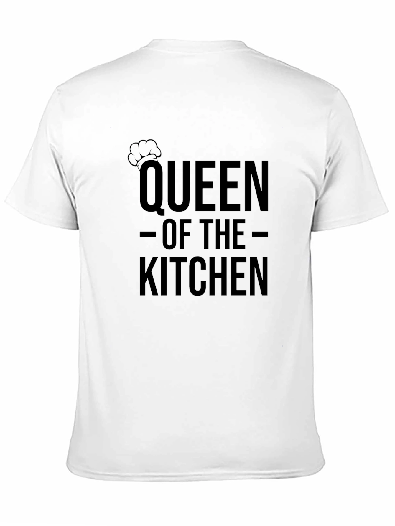 Black Queen of the Kitchen Black T-Shirt view 11