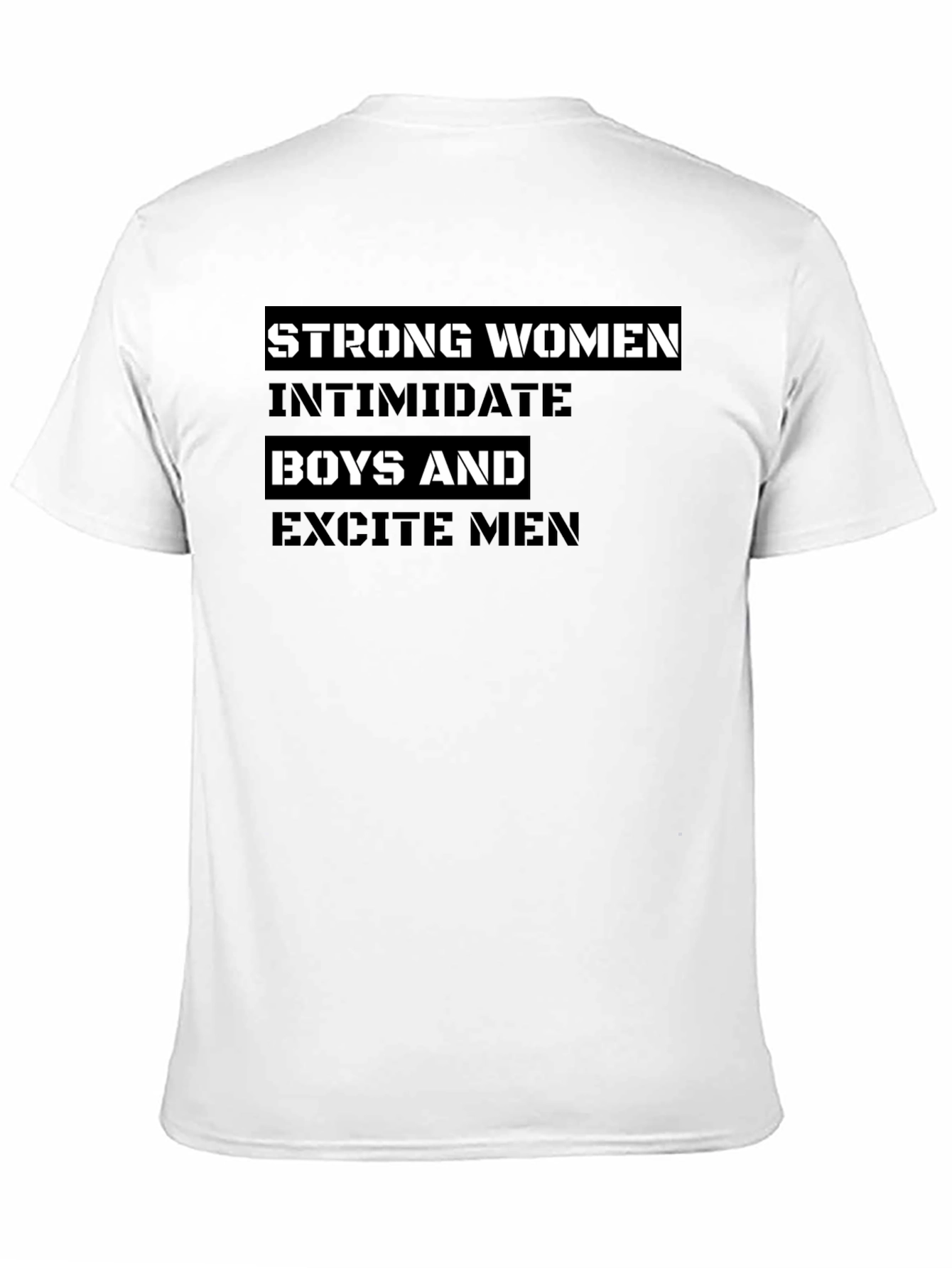 Black Strong Women Graphic Tee - Black T-Shirt view 11