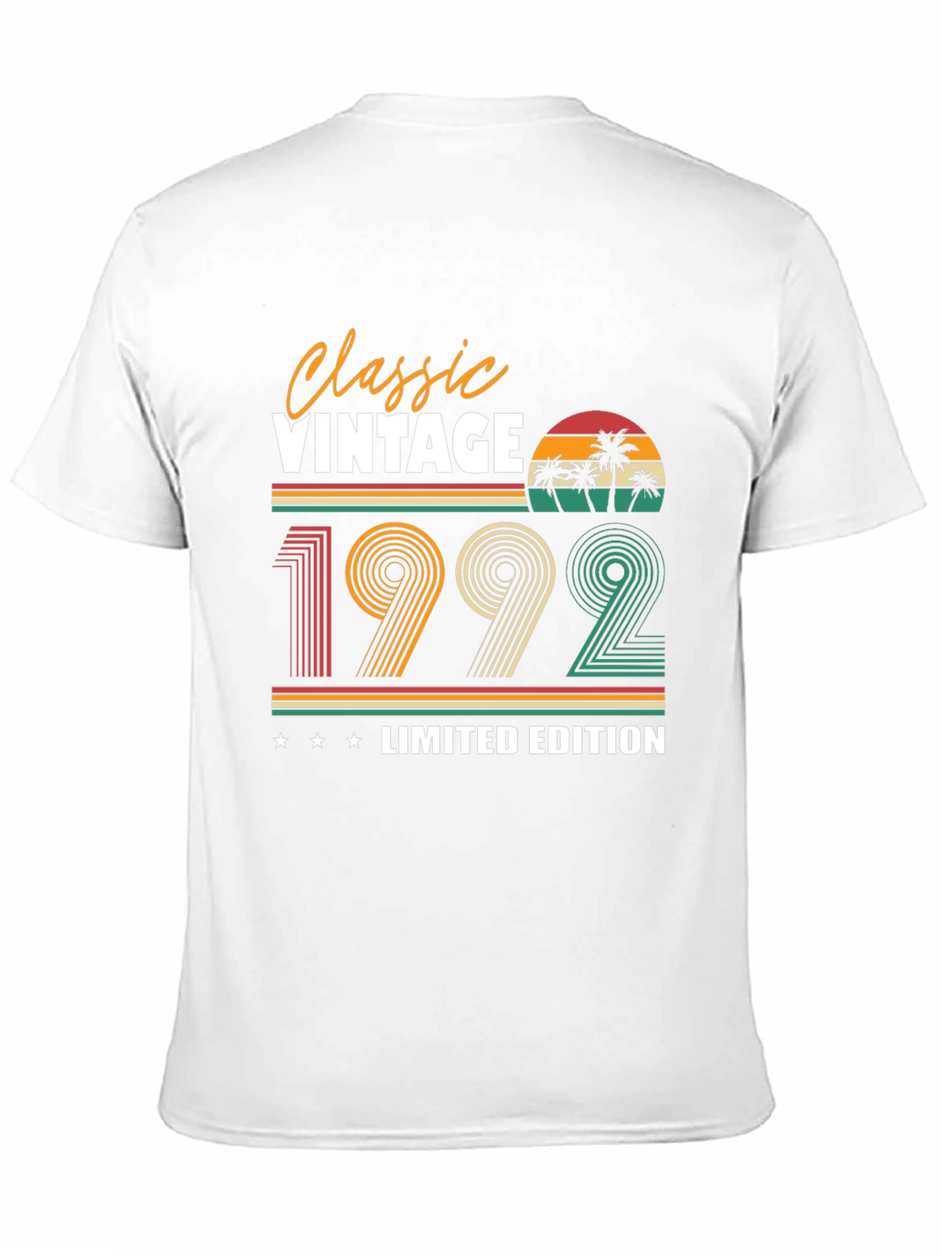 Black Classic Vintage 1992 Limited Edition T-Shirt view 11