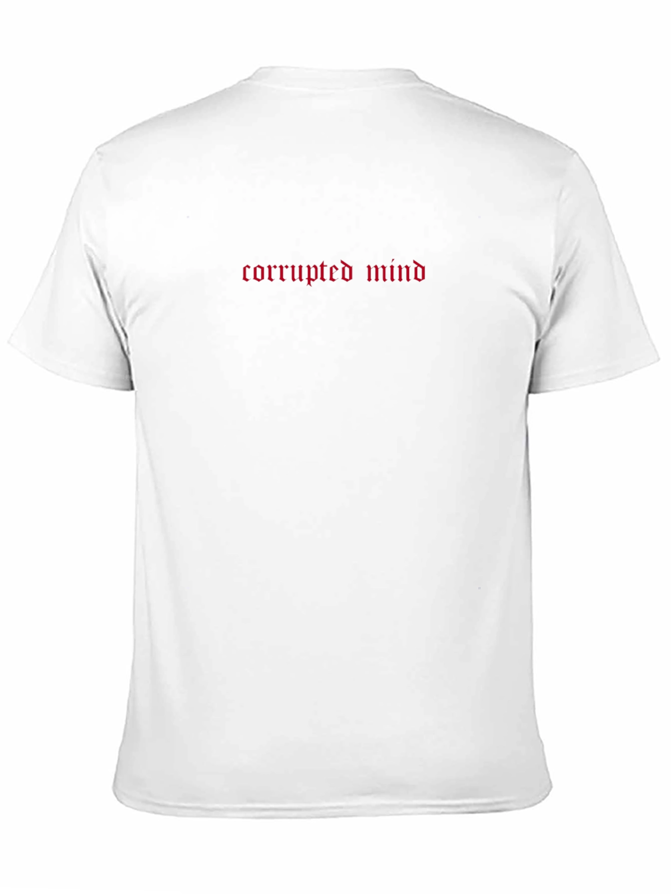 Black Corrupted Mind Tee - Black Crew Neck Graphic T-Shirt view 11