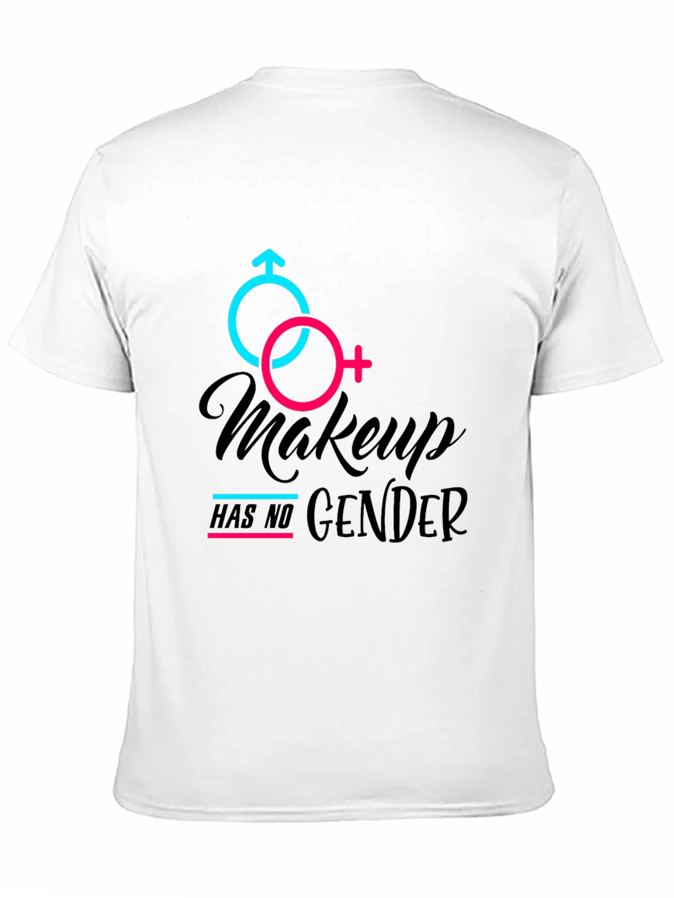 Black Makeup Has No Gender Black Tee view 11