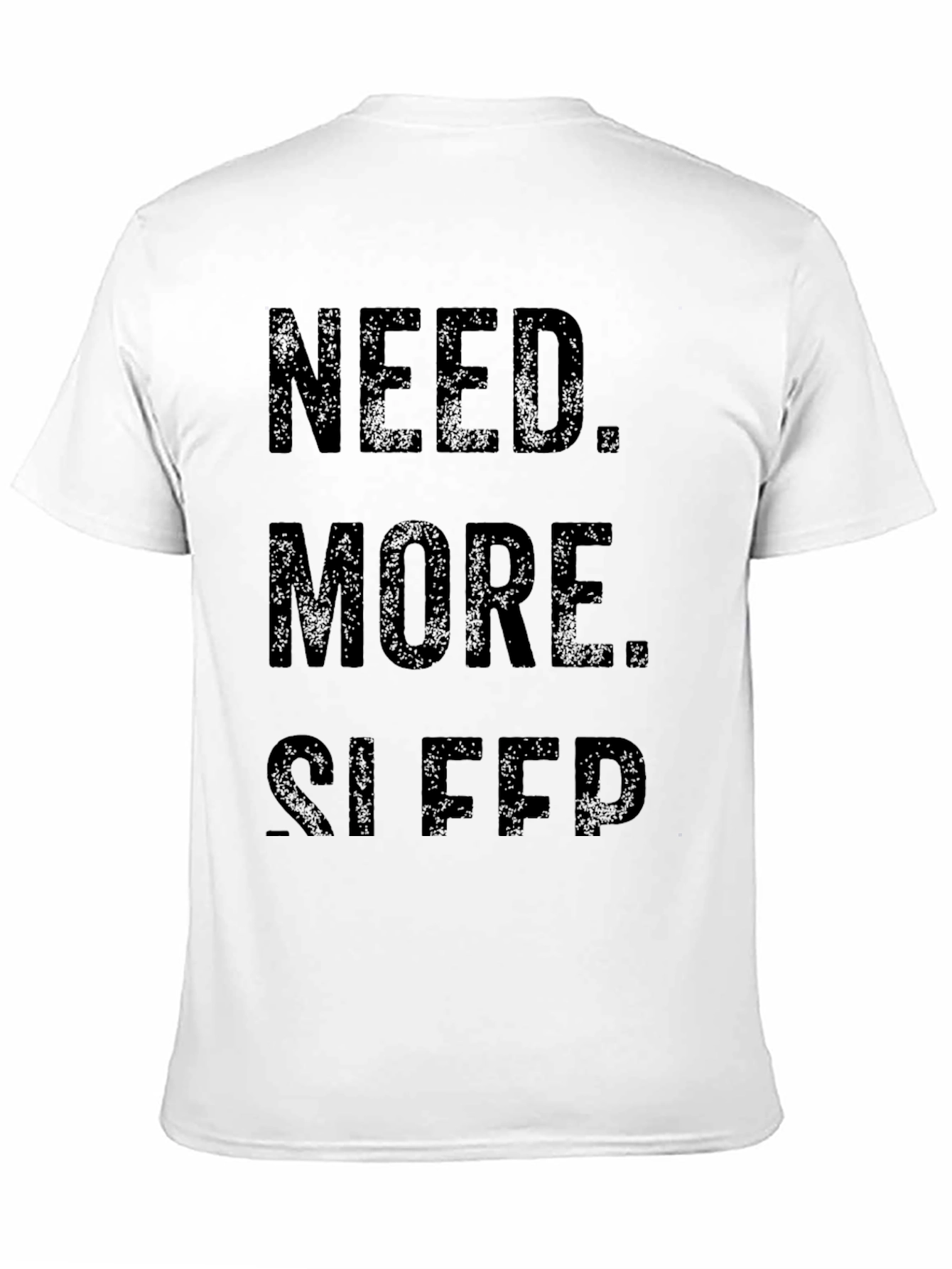 Black Need More Sleep Graphic T-Shirt view 11